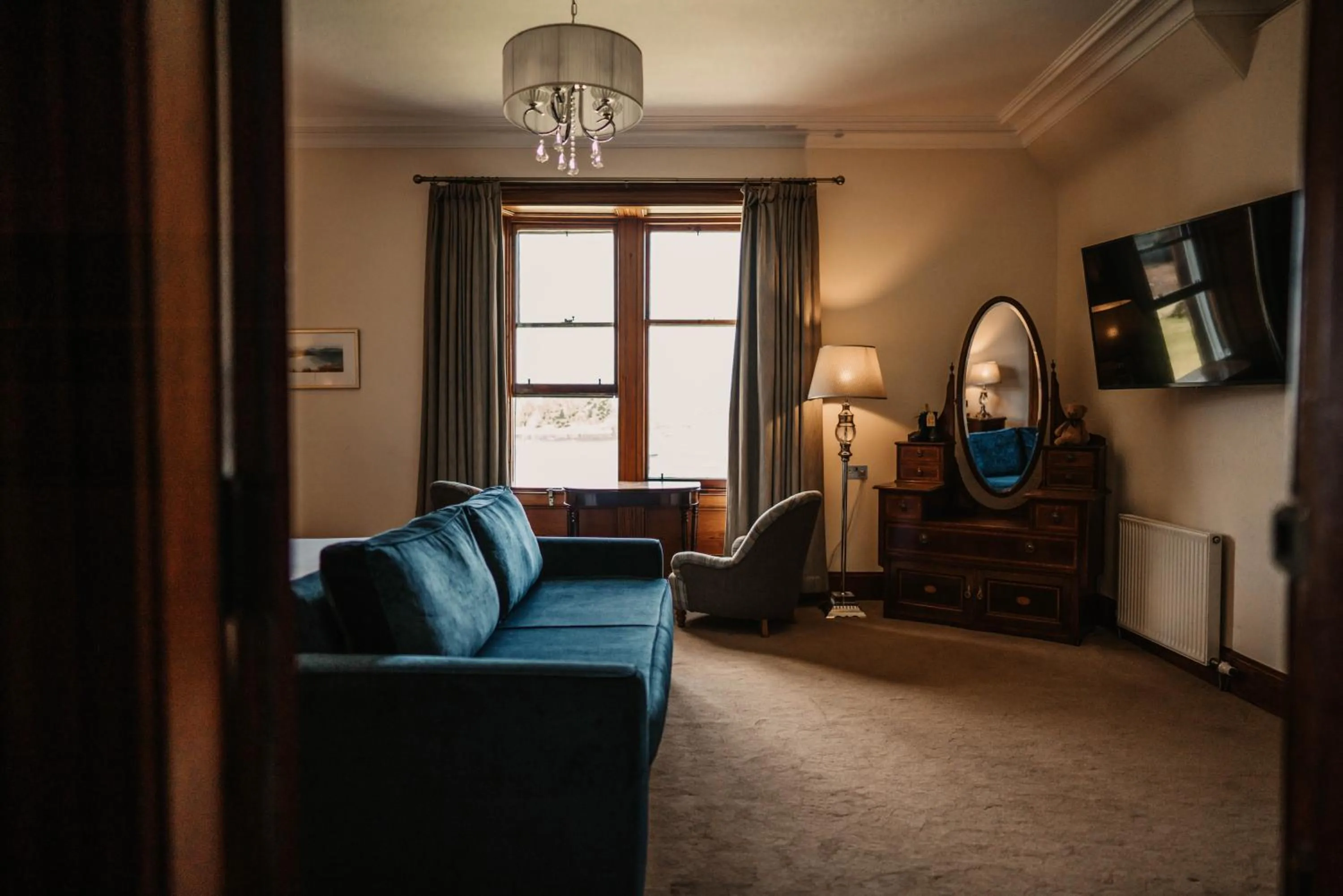 Bedroom in Shieldaig Lodge Hotel