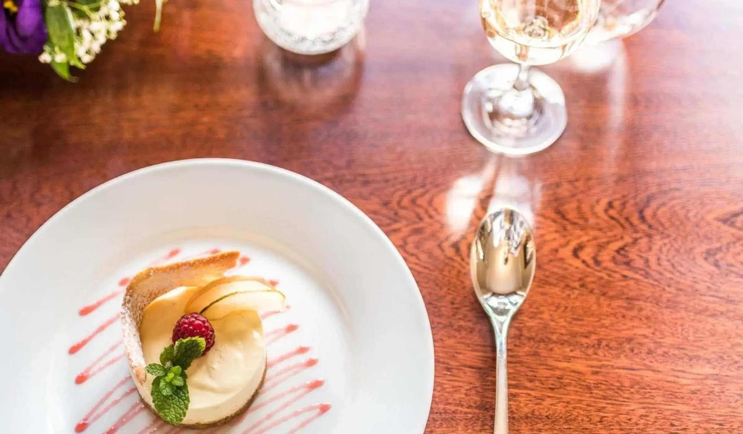 Food close-up in Shieldaig Lodge Hotel Food close-up in Shieldaig Lodge Hotel