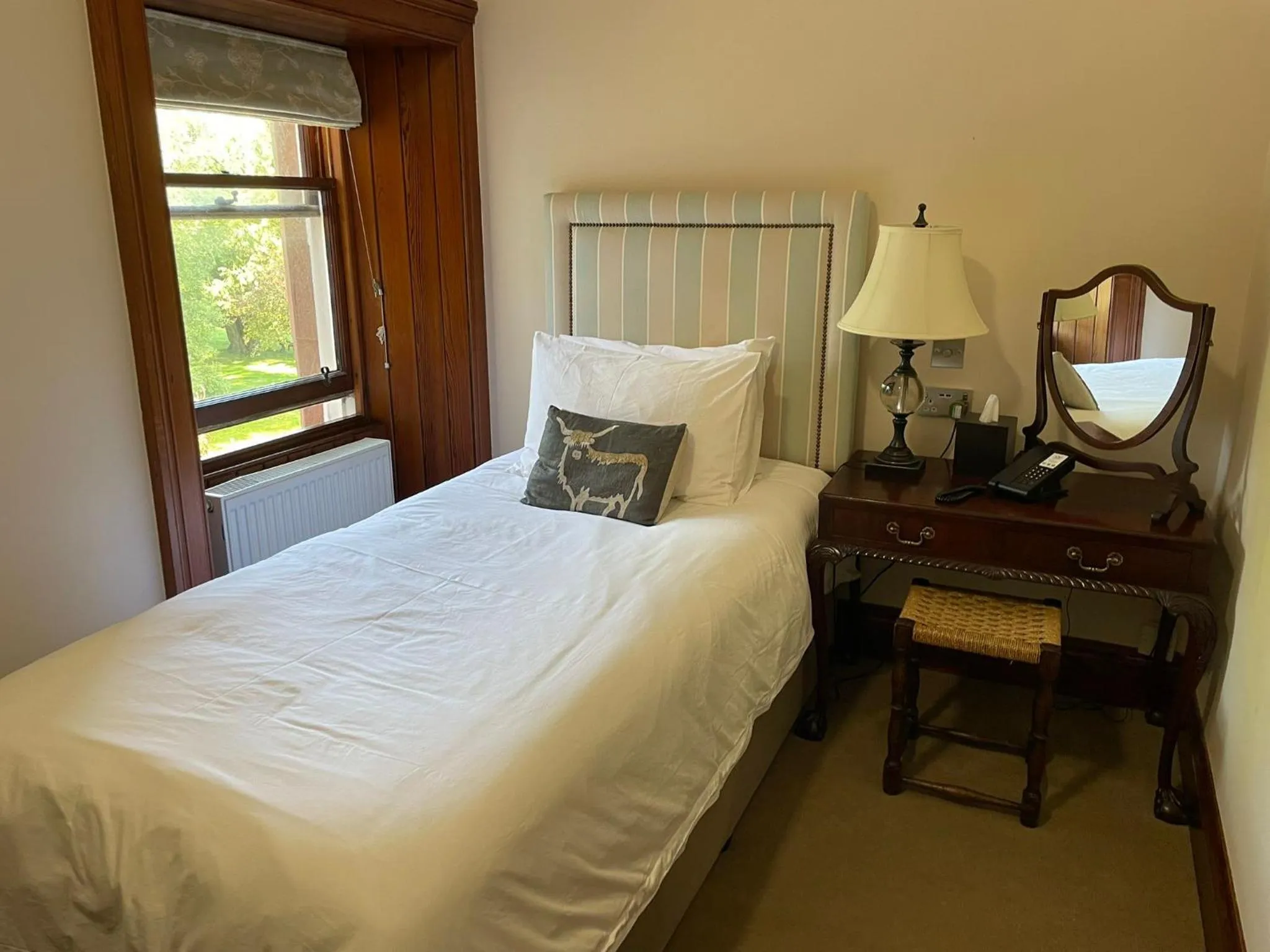 Bed in Shieldaig Lodge Hotel