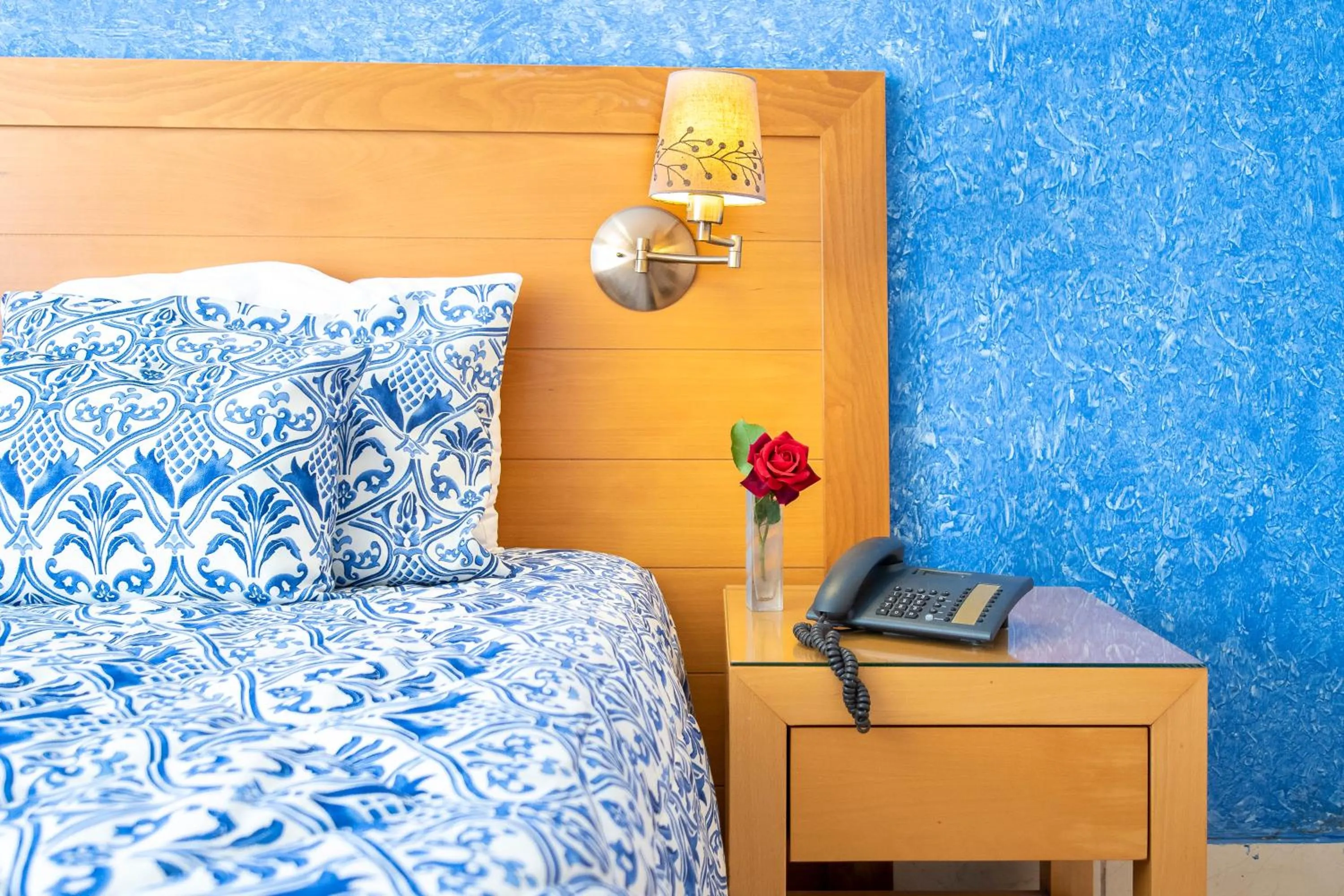 Bed in Avra Hotel