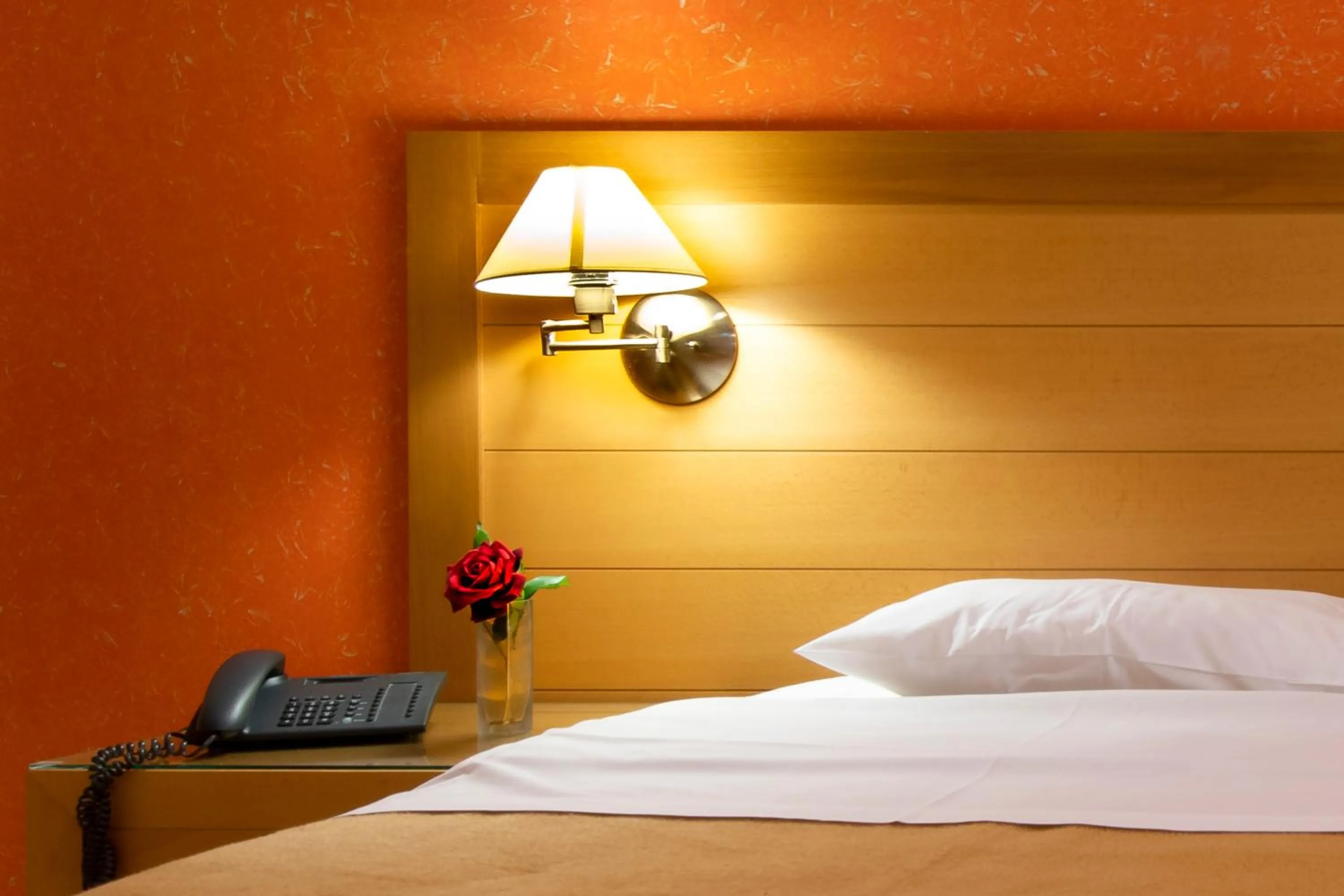 Bed in Avra Hotel
