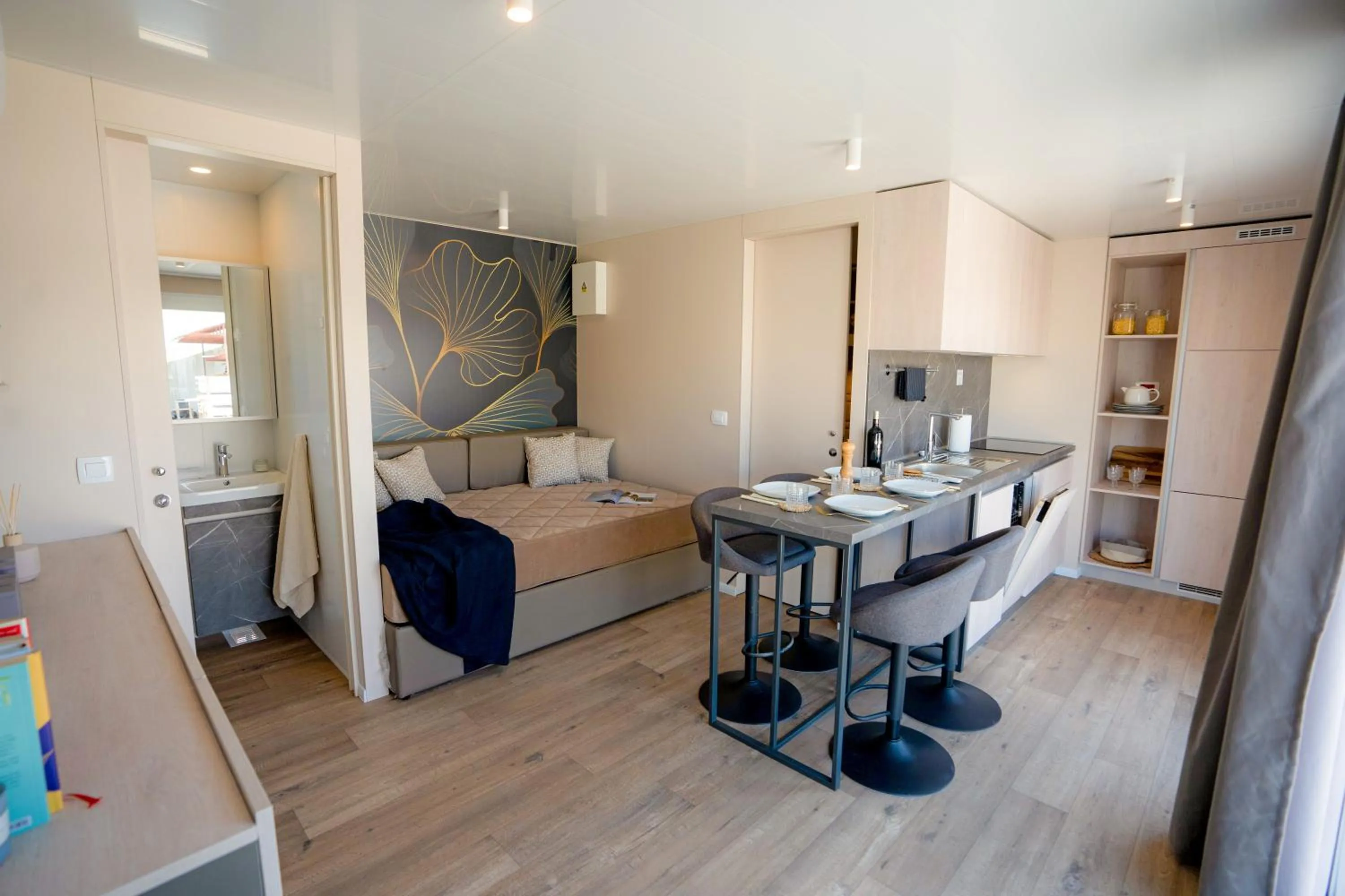 Living room in Mobile Homes Camp Perna - Adriatic Kampovi