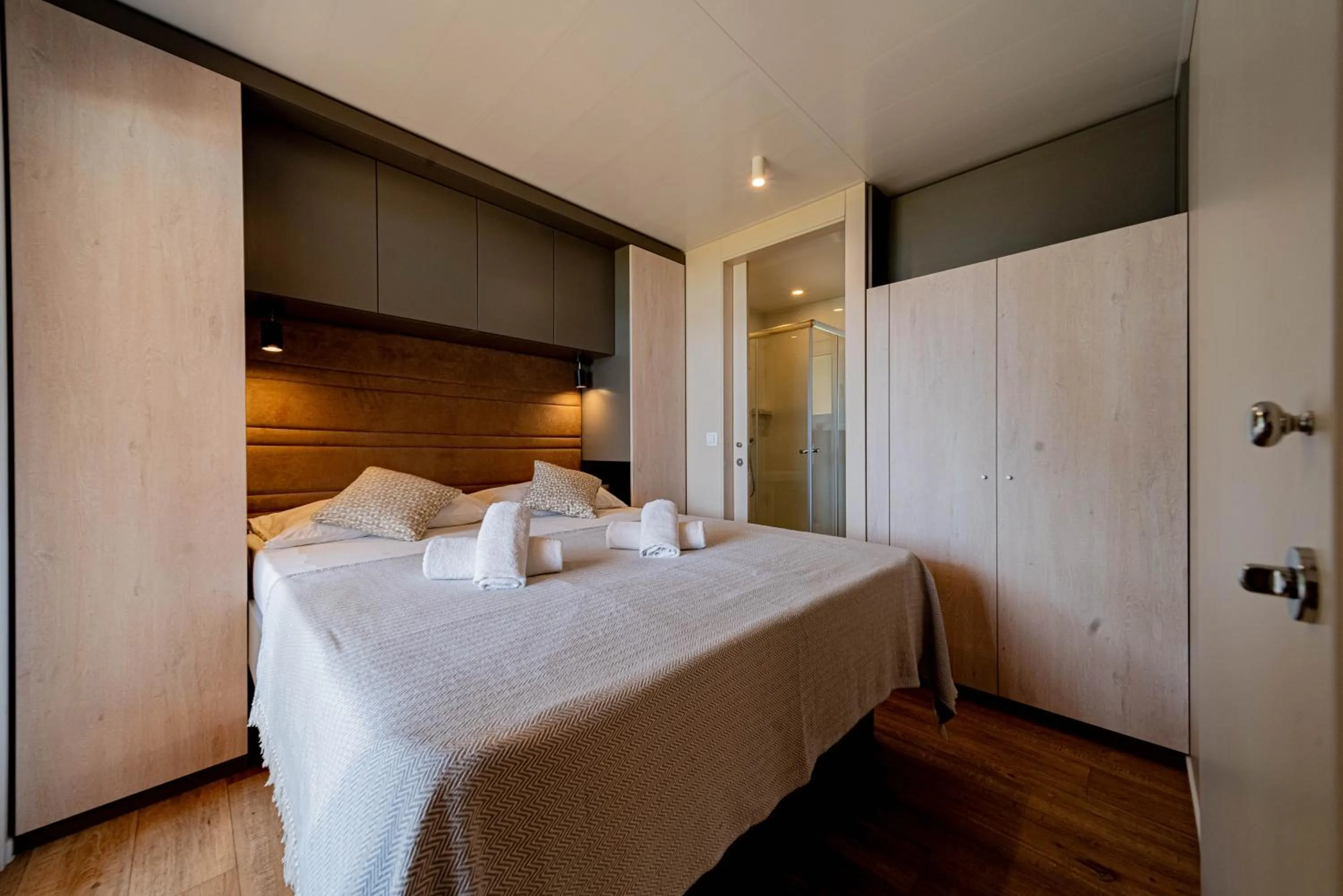 Photo of the whole room, Bed in Mobile Homes Camp Perna - Adriatic Kampovi