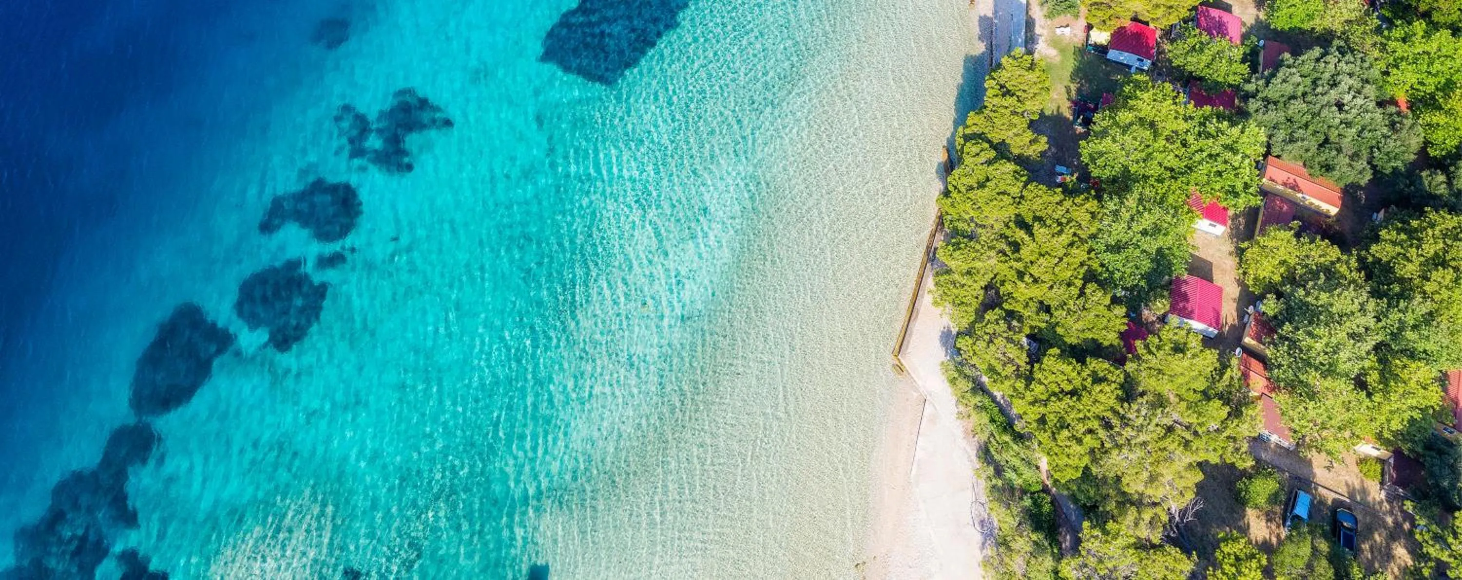 Bird's eye view in Mobile Homes Camp Perna - Adriatic Kampovi