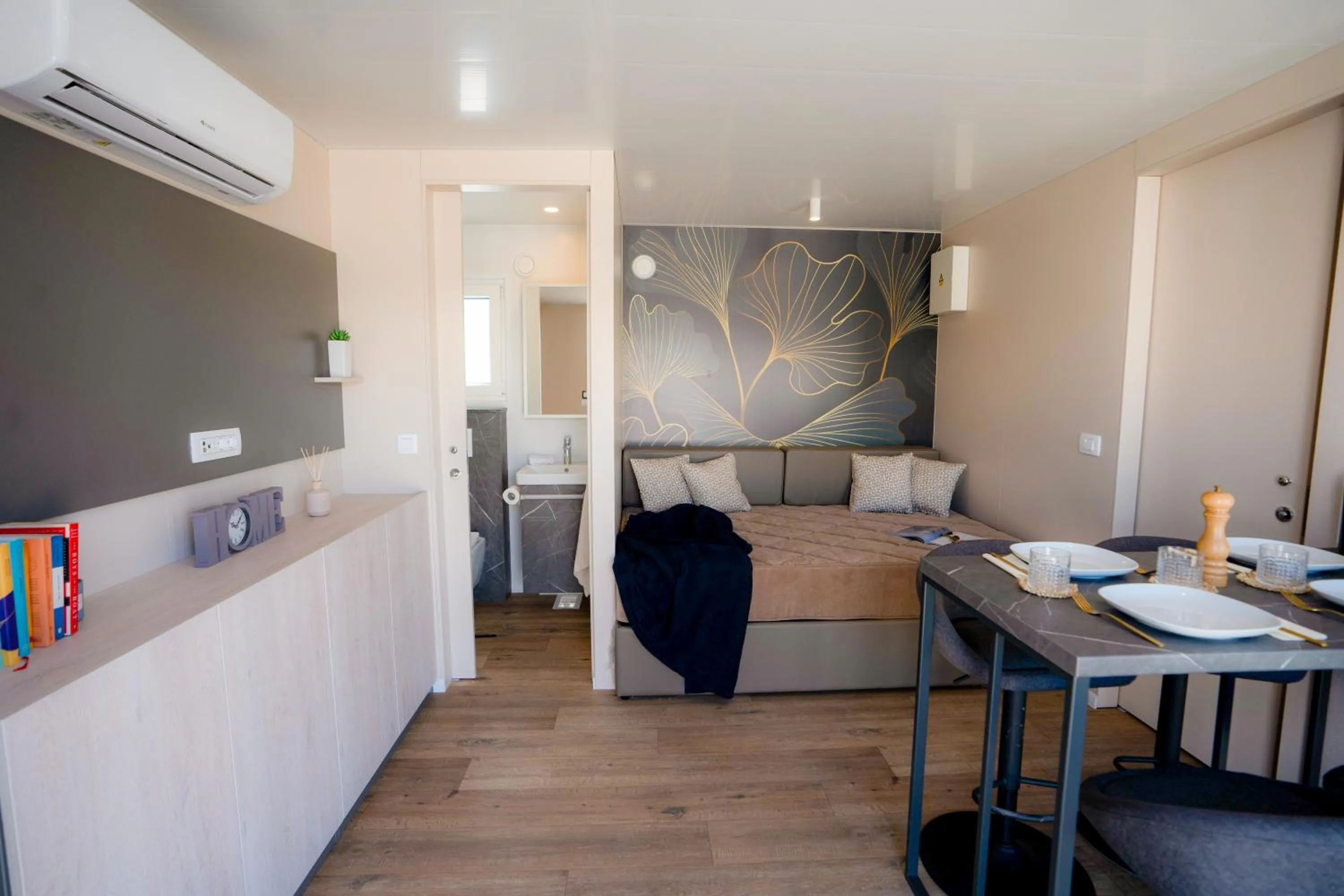 Seating area in Mobile Homes Camp Perna - Adriatic Kampovi