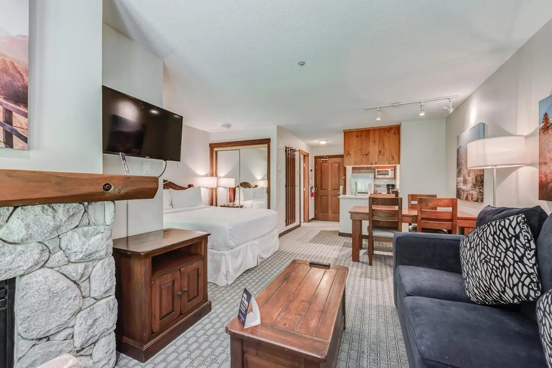 Studio with Full Kitchen in Blackcomb Springs Suites by CLIQUE Studio with Full Kitchen in Blackcomb Springs Suites by CLIQUE