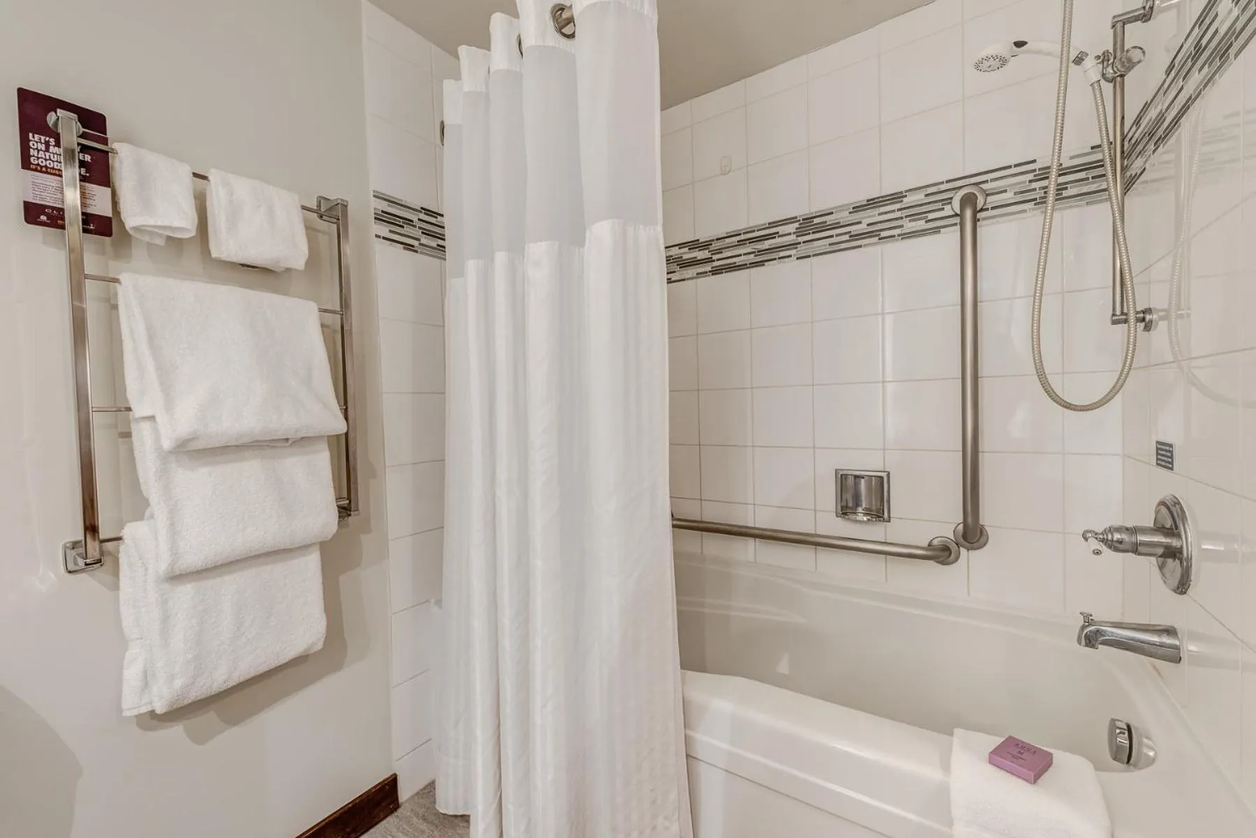 Shower in Blackcomb Springs Suites by CLIQUE
