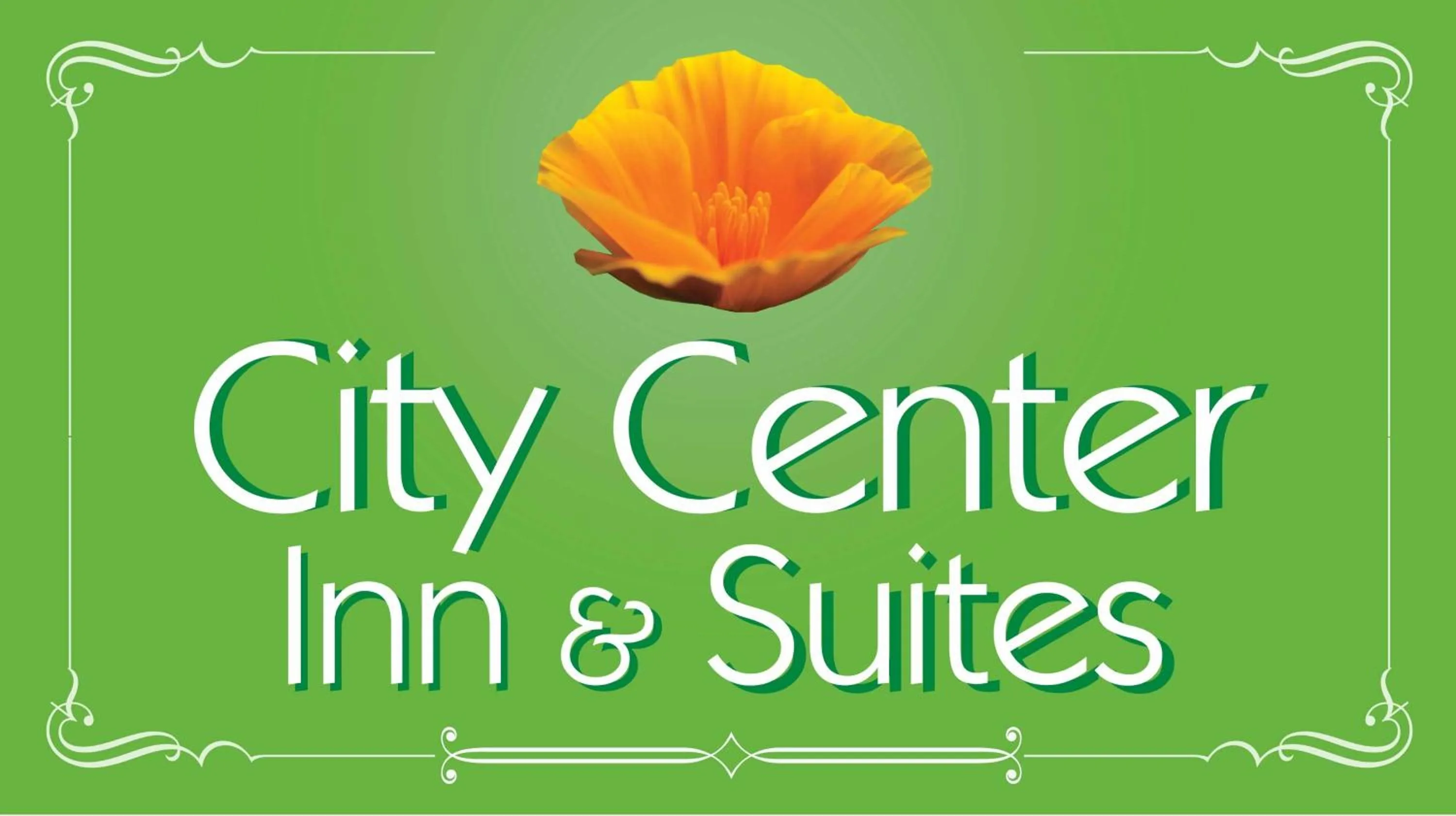 Property logo or sign in City Center Inn and Suites