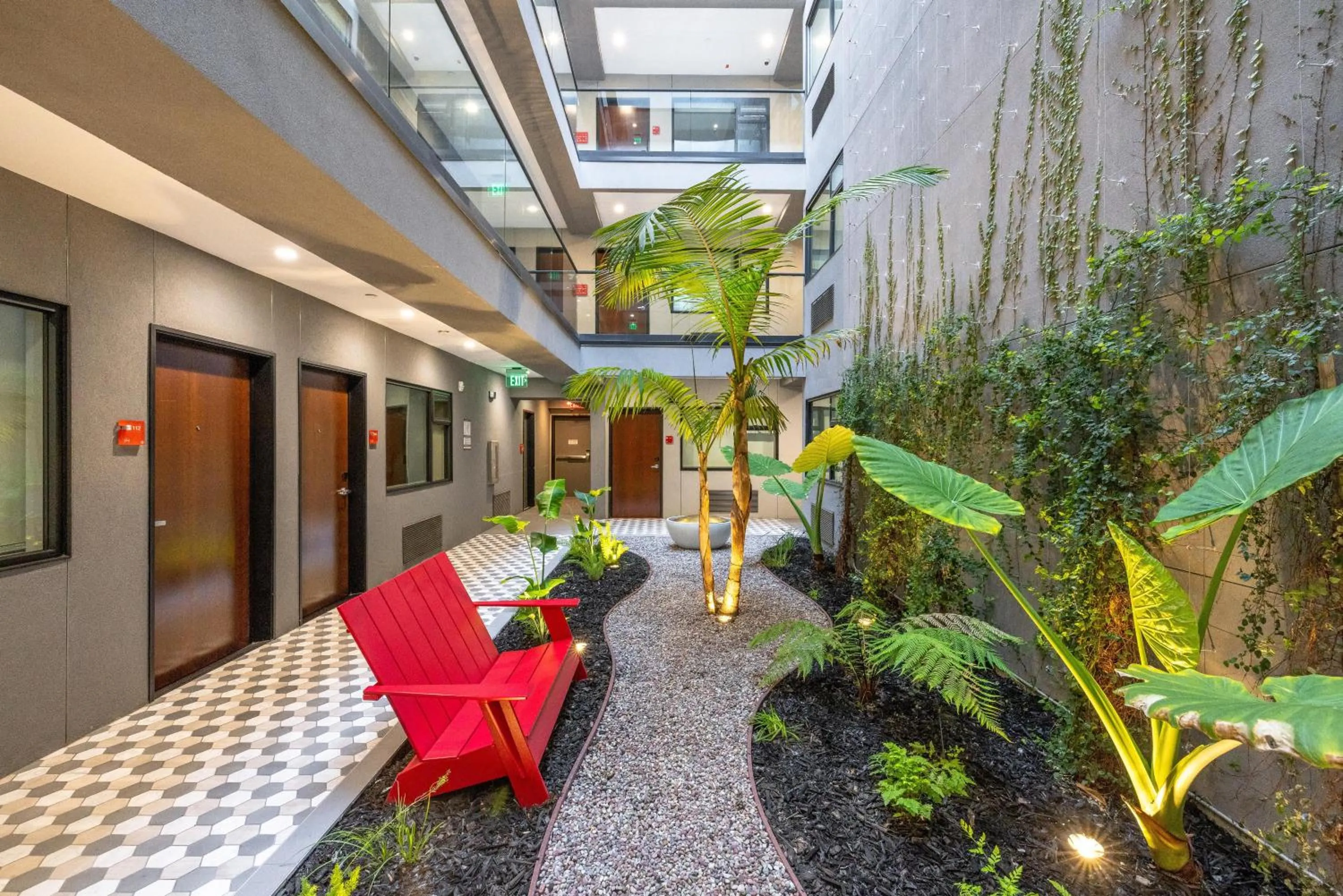 Patio in Infinity Hotel San Francisco, Tapestry Collection by Hilton