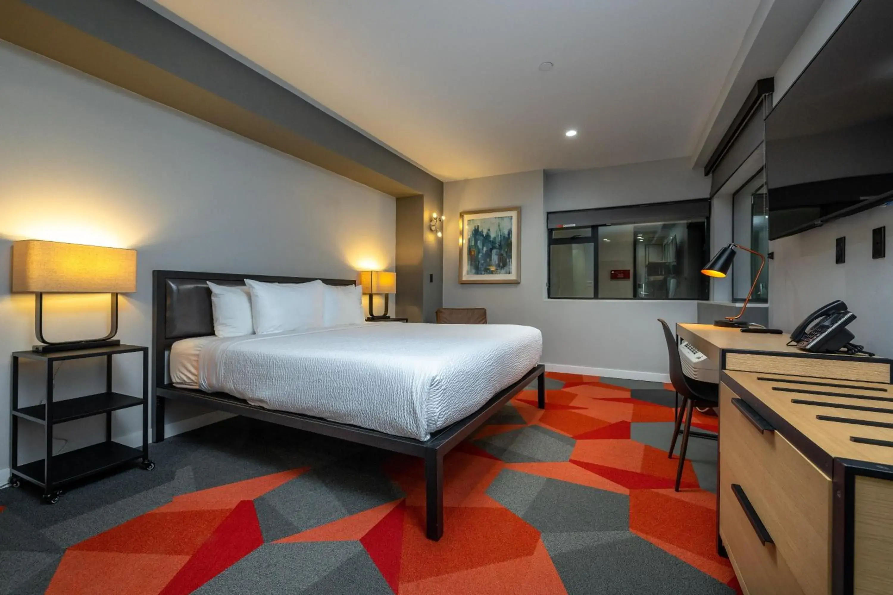 Bed in Infinity Hotel San Francisco, Tapestry Collection by Hilton Bed in Infinity Hotel San Francisco, Tapestry Collection by Hilton