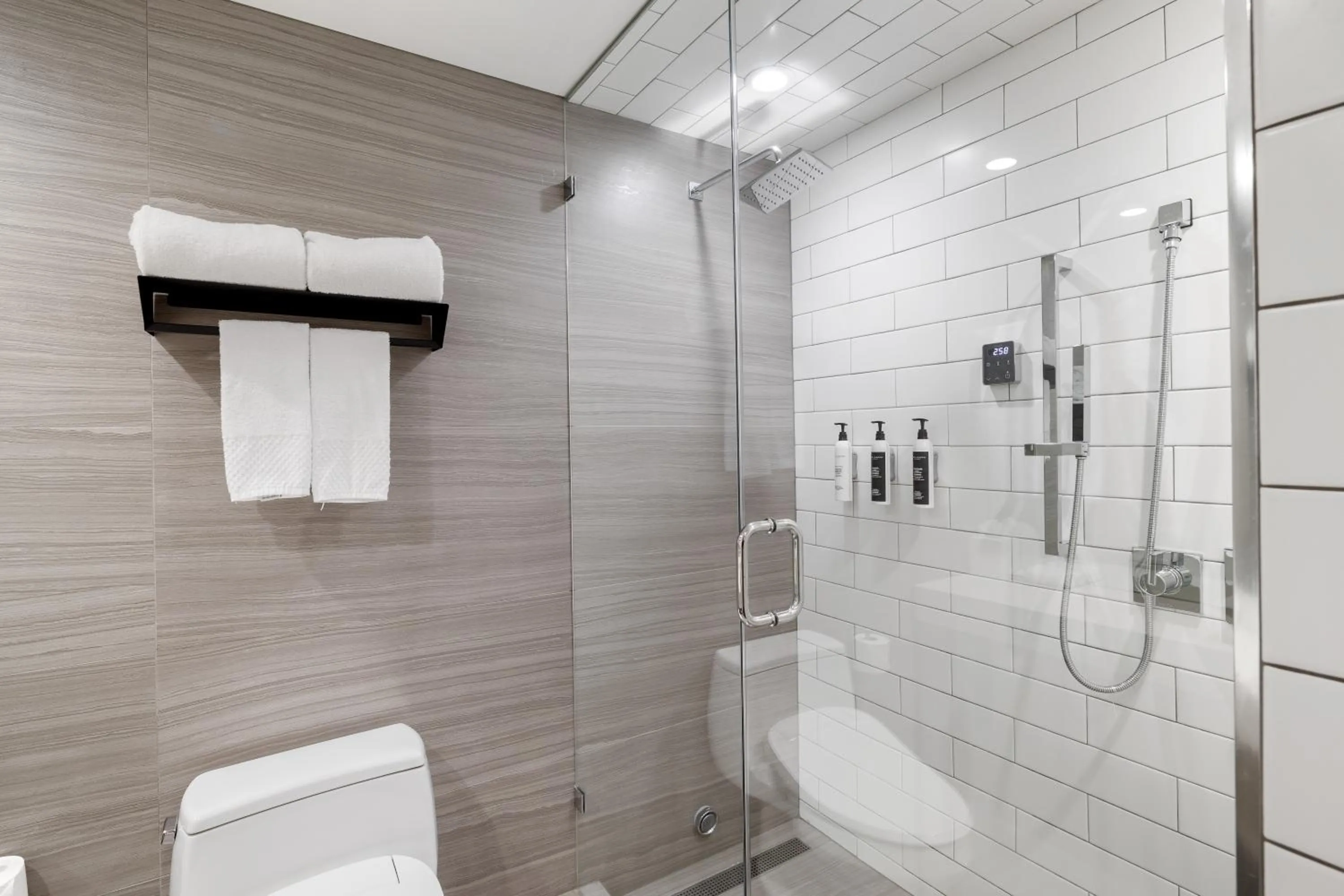 Toilet in Infinity Hotel San Francisco, Tapestry Collection by Hilton