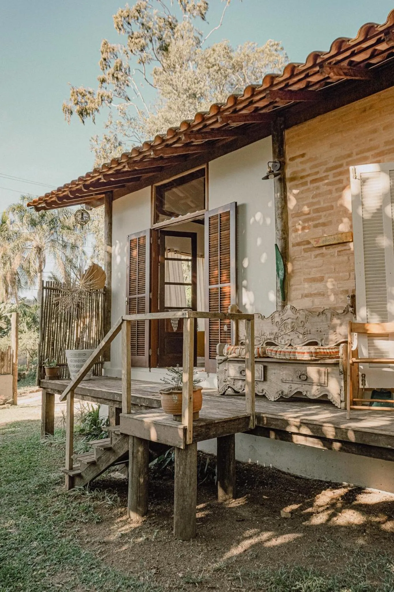 Balcony/Terrace in Casa no Sul de Ilhabela