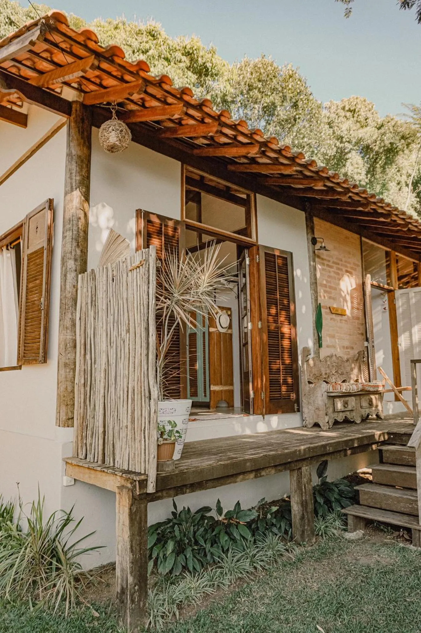 Balcony/Terrace in Casa no Sul de Ilhabela