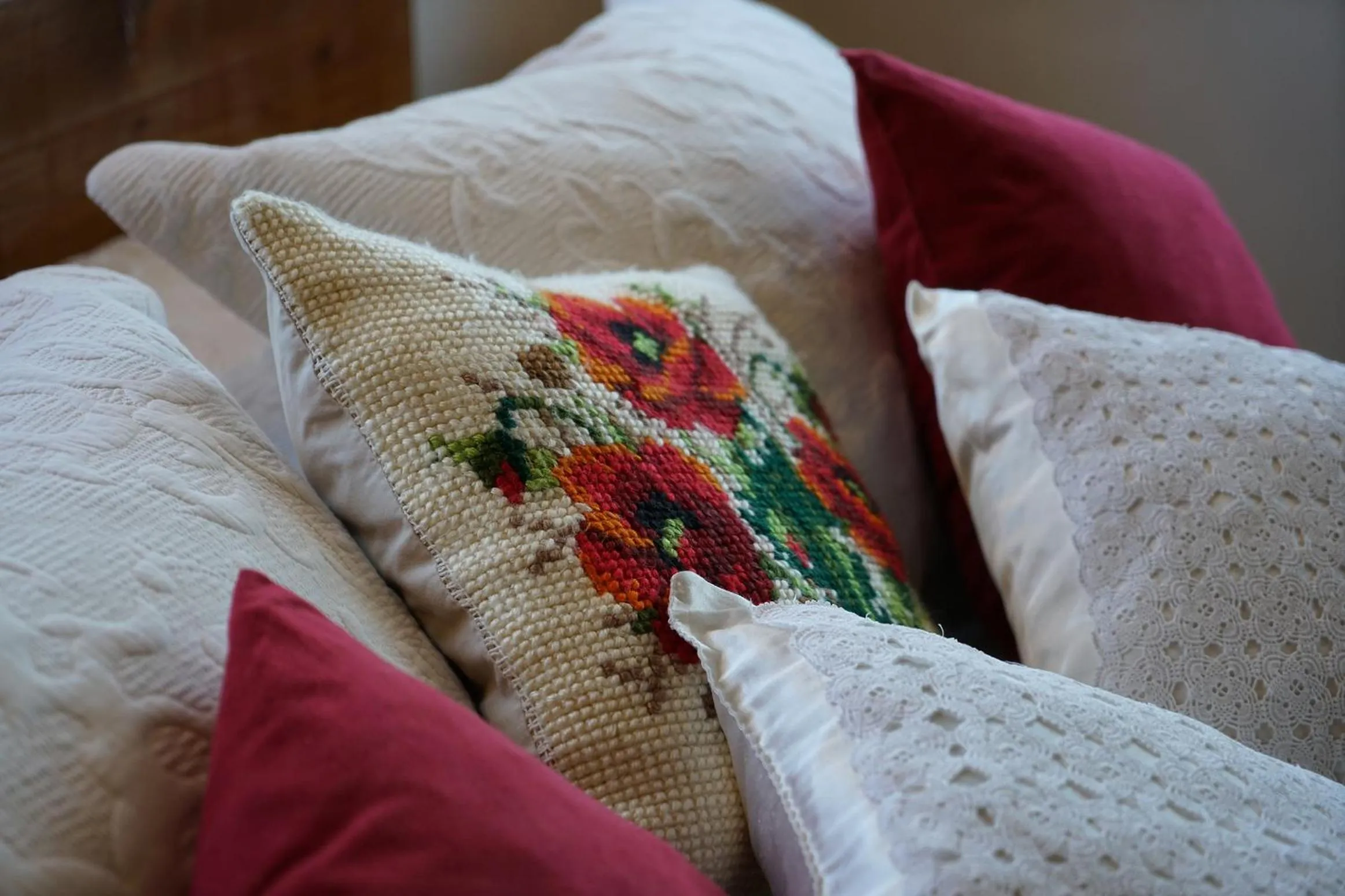 Decorative detail, Bed in Dadibra Konak Hotel