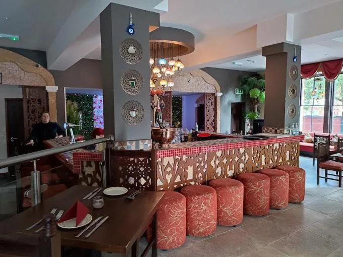 Dining area in The Pearl Hotel