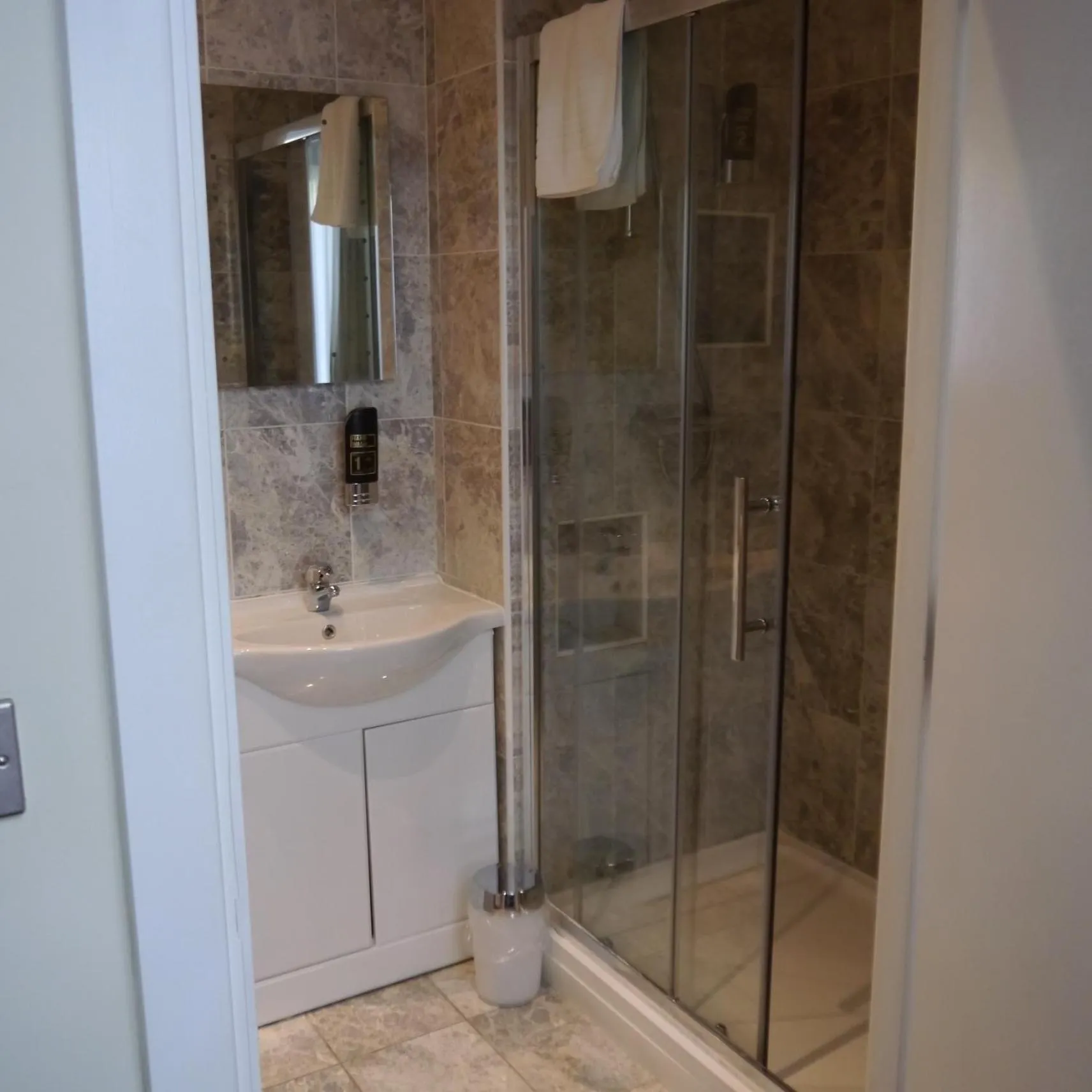 Bathroom in The Pearl Hotel