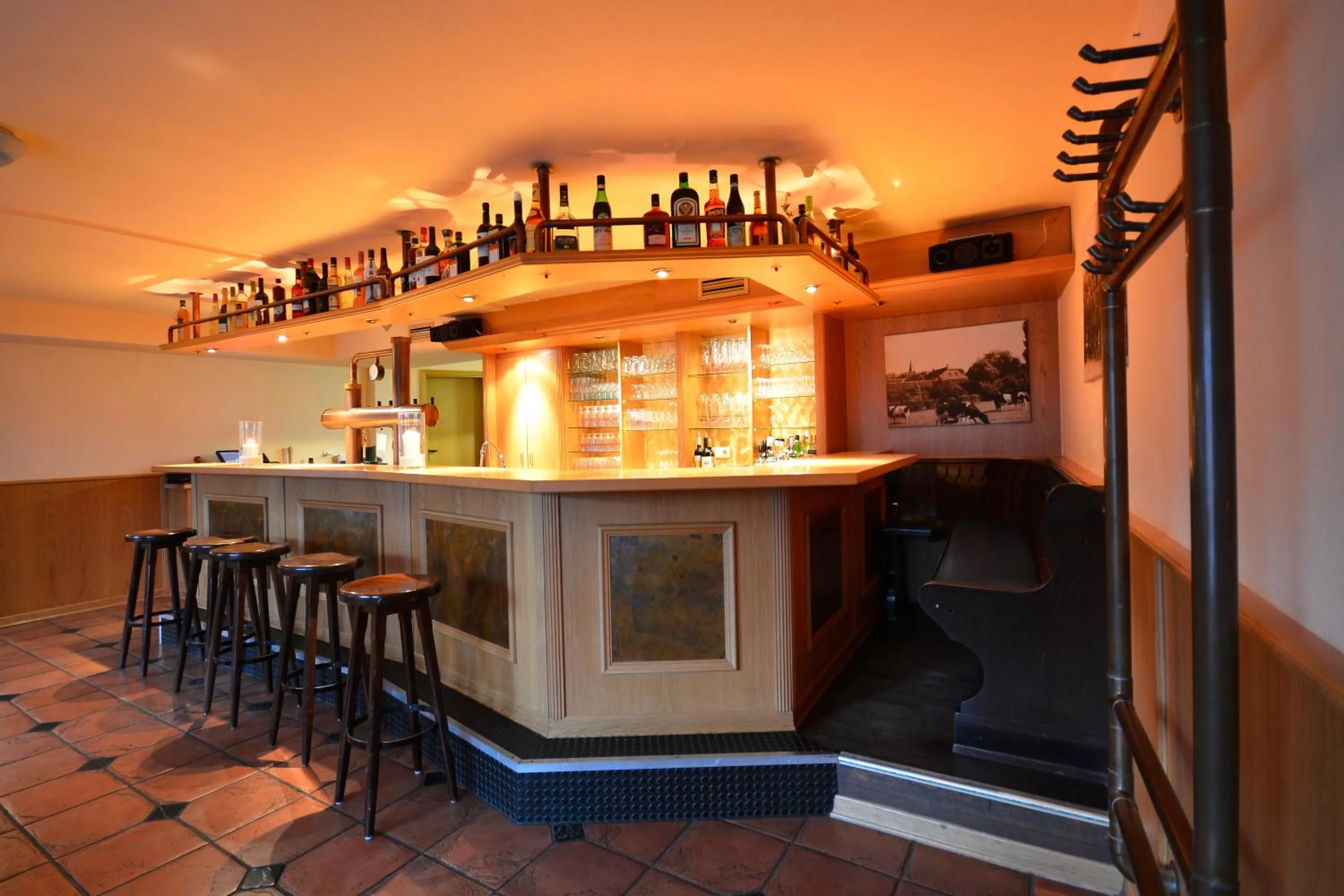 Lounge or bar in Landgasthof Kelzenberg