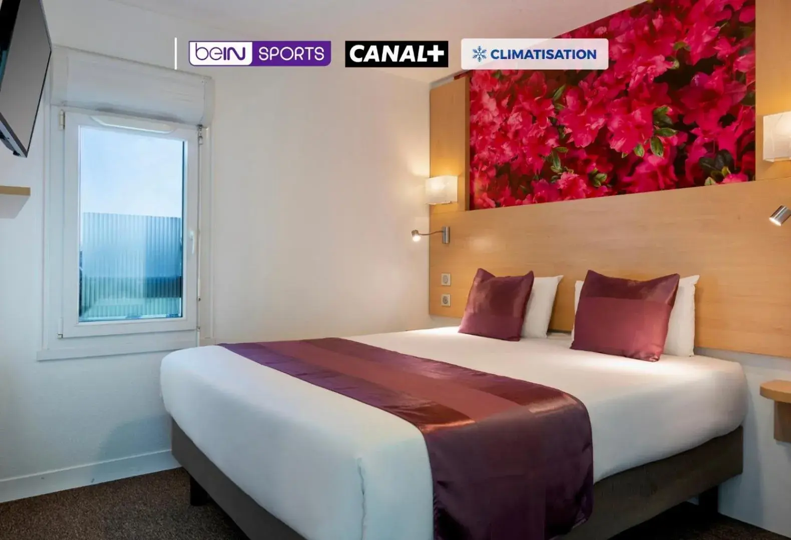 Bed in Fasthotel Orleans Zénith Bed in Fasthotel Orleans Zénith