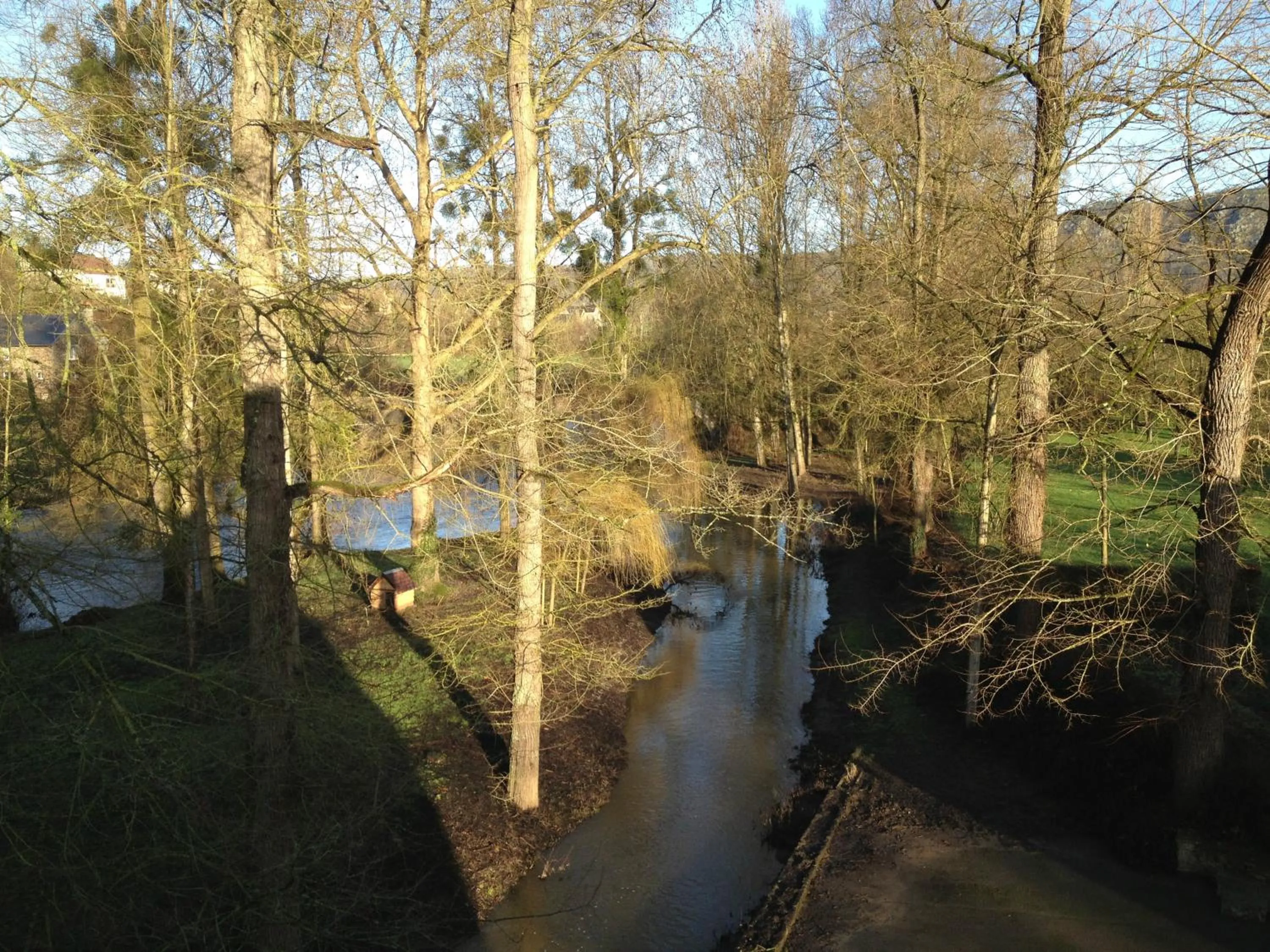 River view in Chambres d'Hôtes du Moulin du Vey