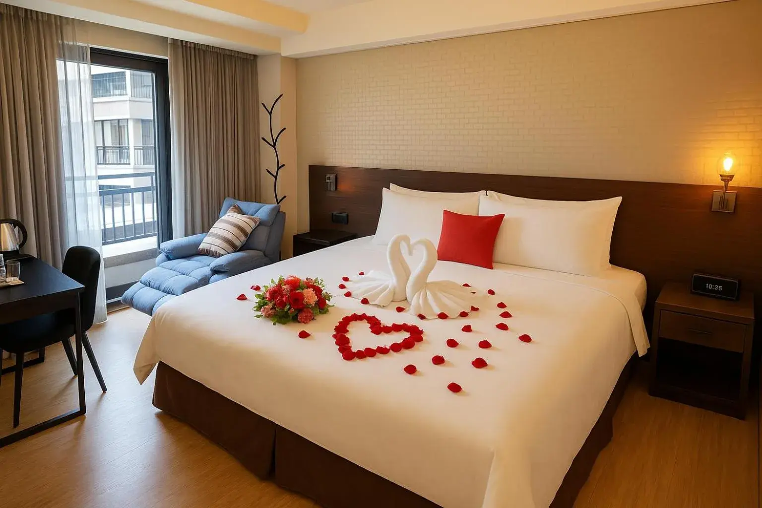 Bed in HopeCity MinSheng Hotel Bed in HopeCity MinSheng Hotel