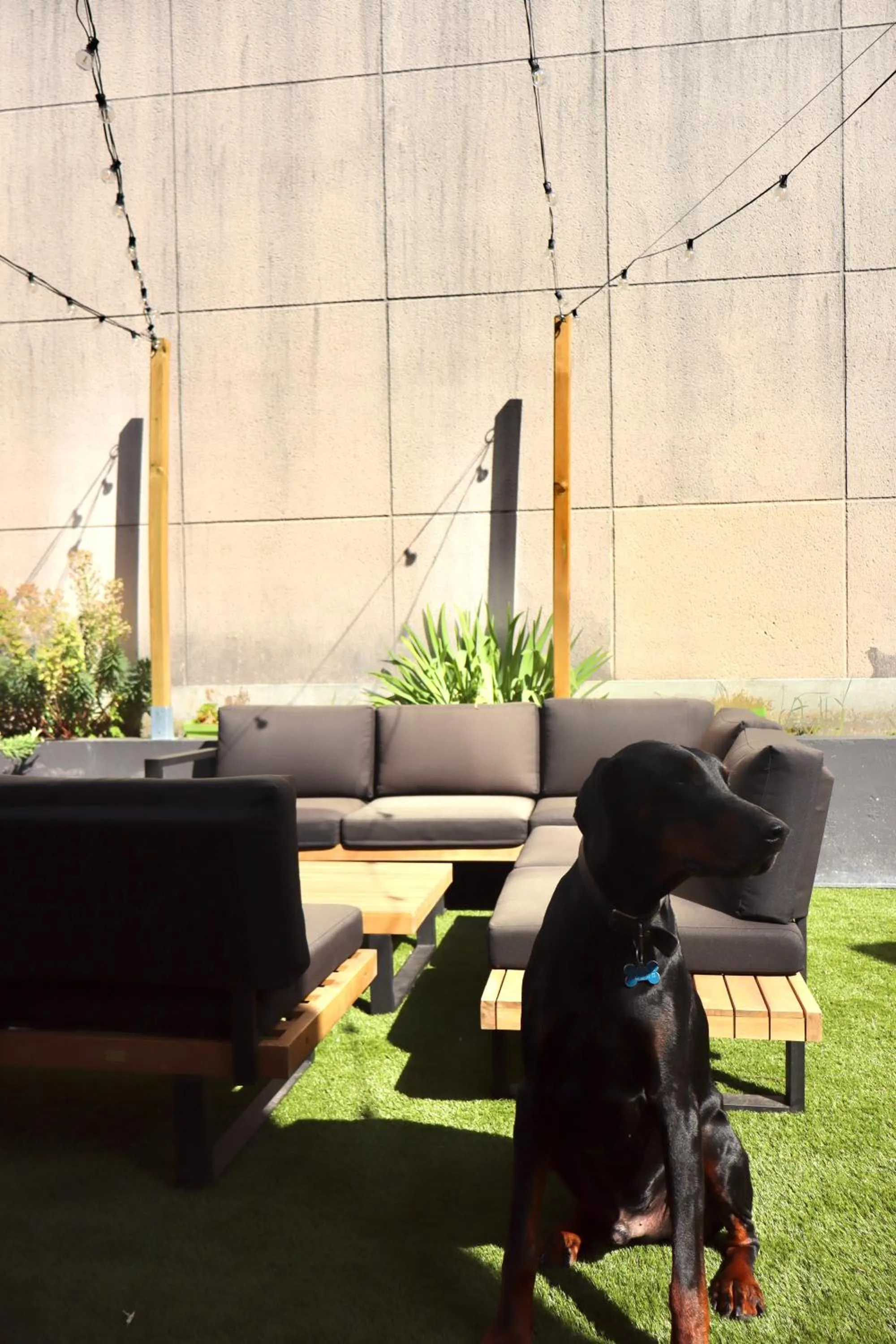 Patio in Brit Hotel Essentiel REIMS Taissy