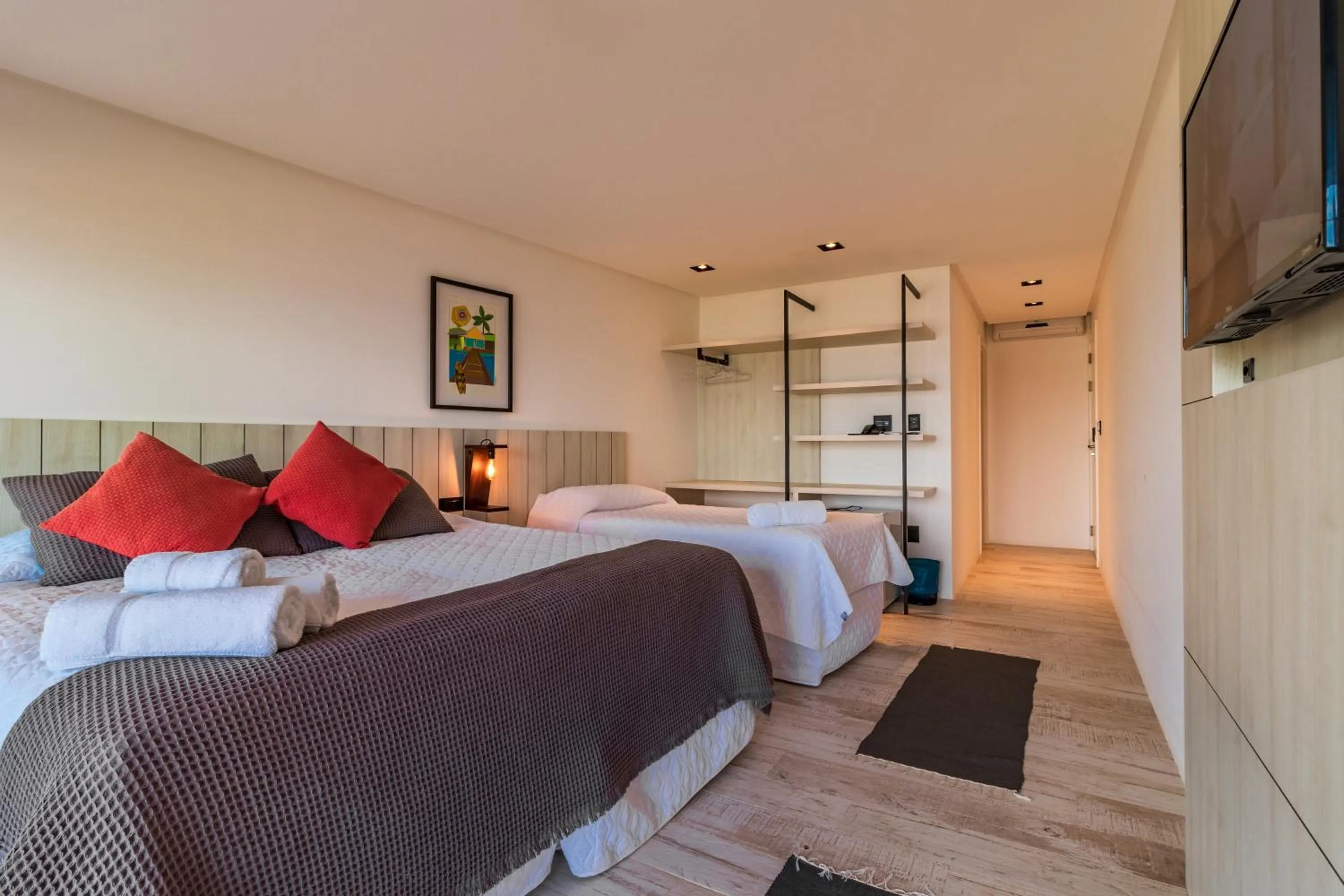 Bed in BALUARTE POUSADA