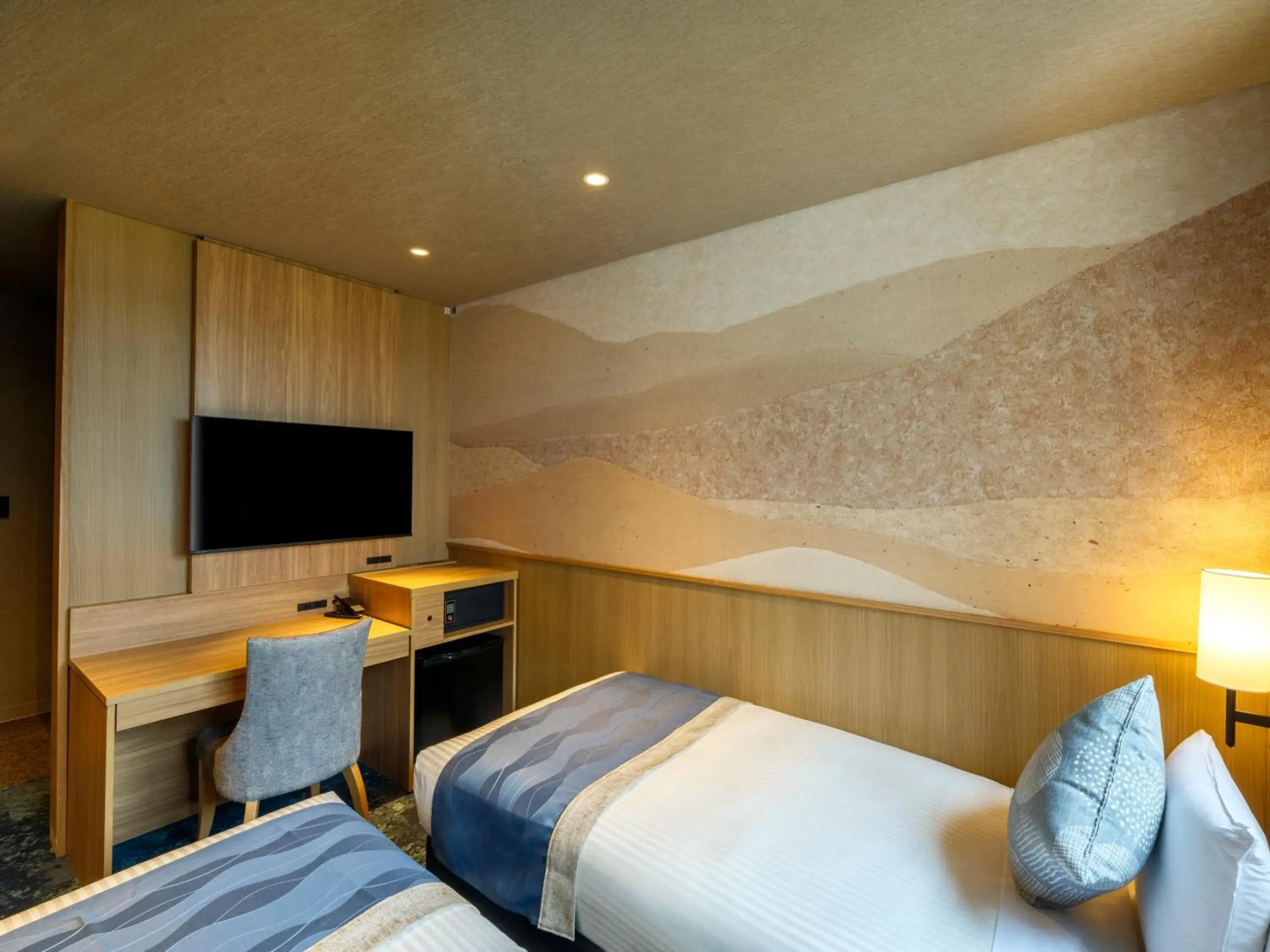 Superior Compact Twin Room with Private Bathroom in KAMENOI HOTEL Oarai Superior Compact Twin Room with Private Bathroom in KAMENOI HOTEL Oarai