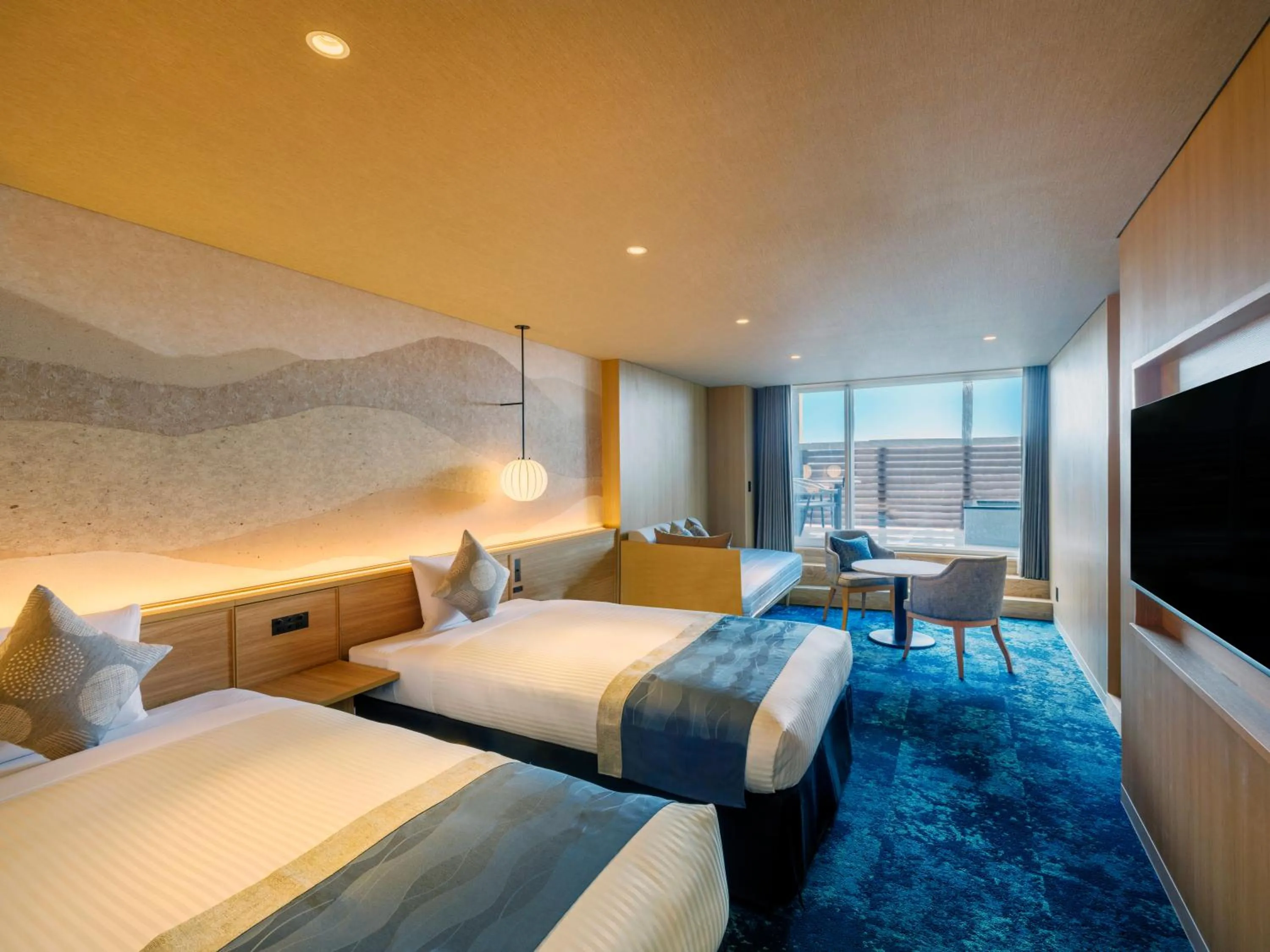 Photo of the whole room, Bed in KAMENOI HOTEL Oarai