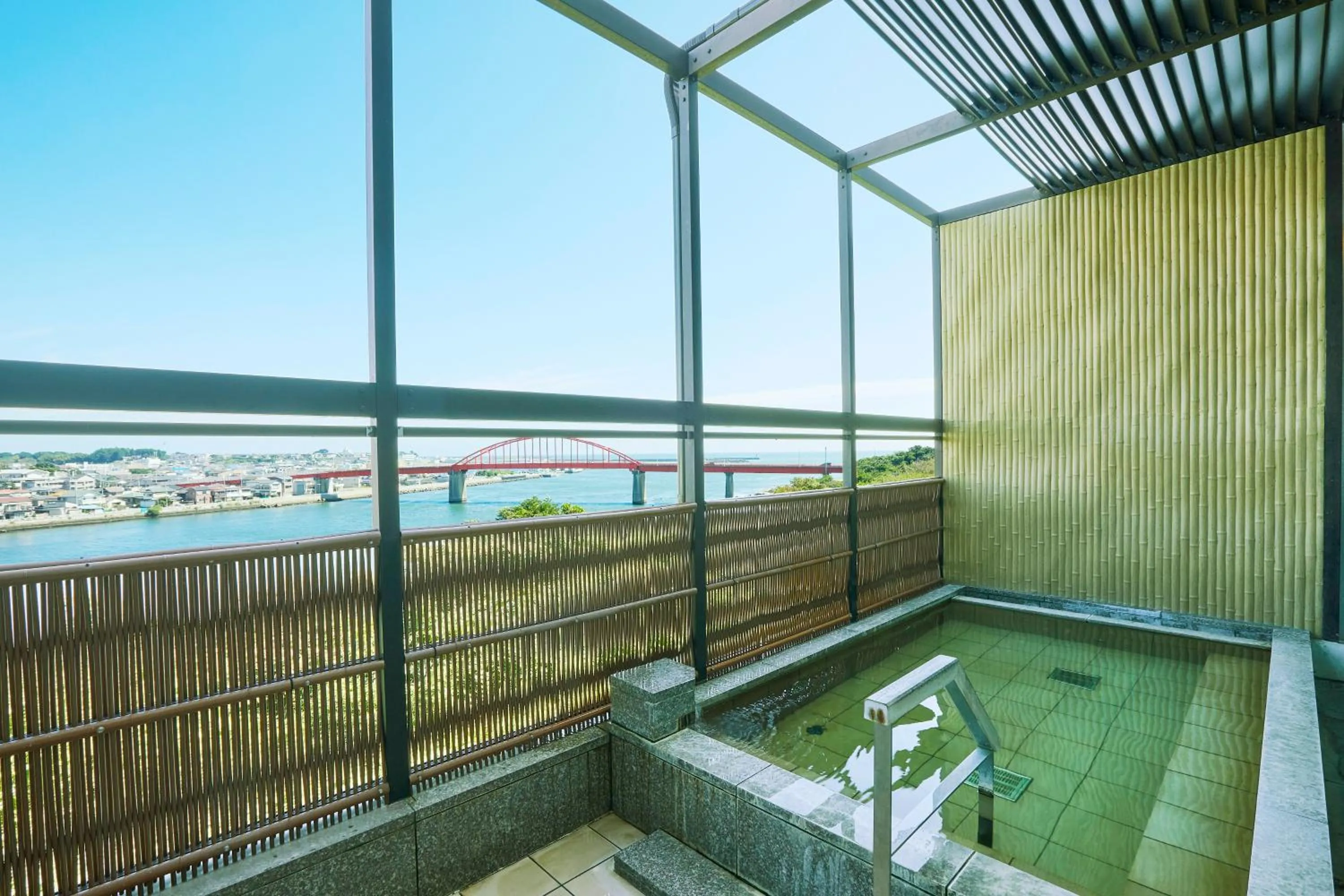 Hot Spring Bath in KAMENOI HOTEL Oarai