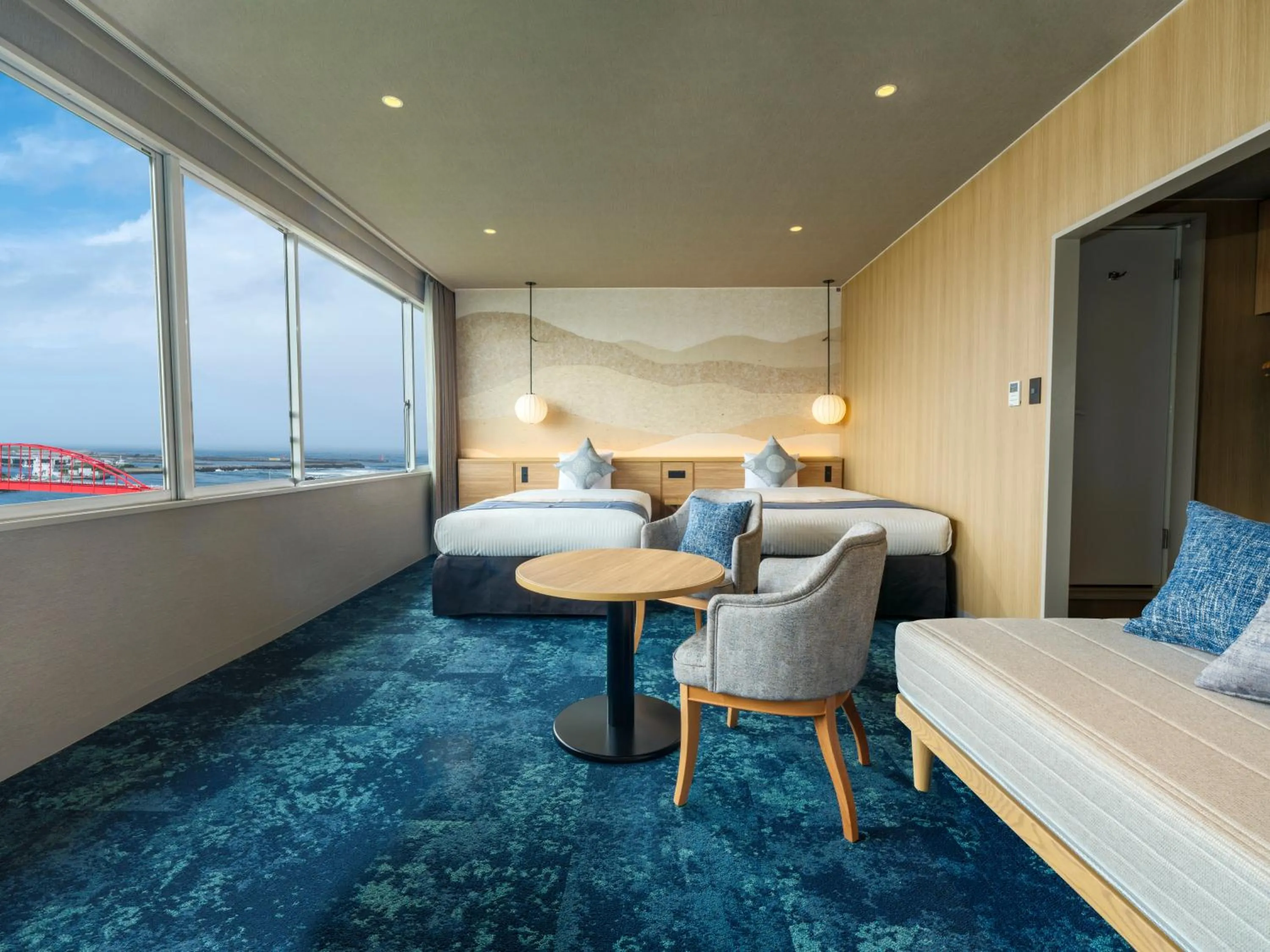 Photo of the whole room, Bed in KAMENOI HOTEL Oarai