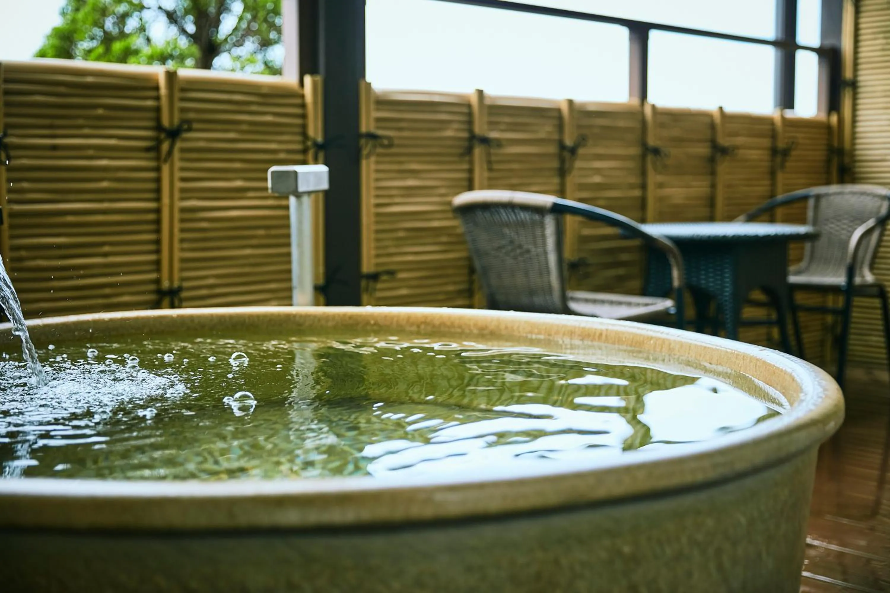 Open Air Bath in KAMENOI HOTEL Oarai
