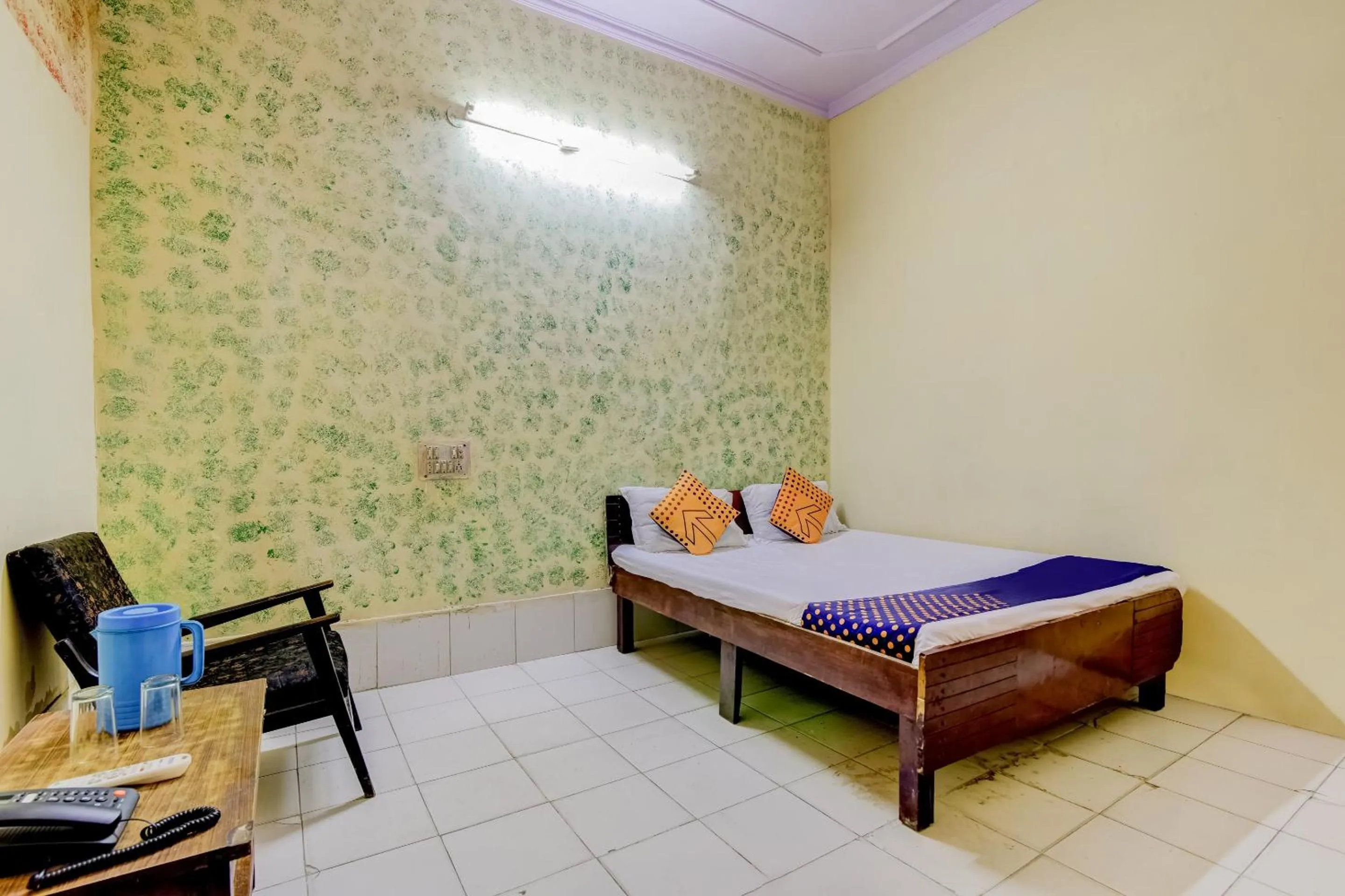 Bedroom, Bed in Spot On Swagat Palace