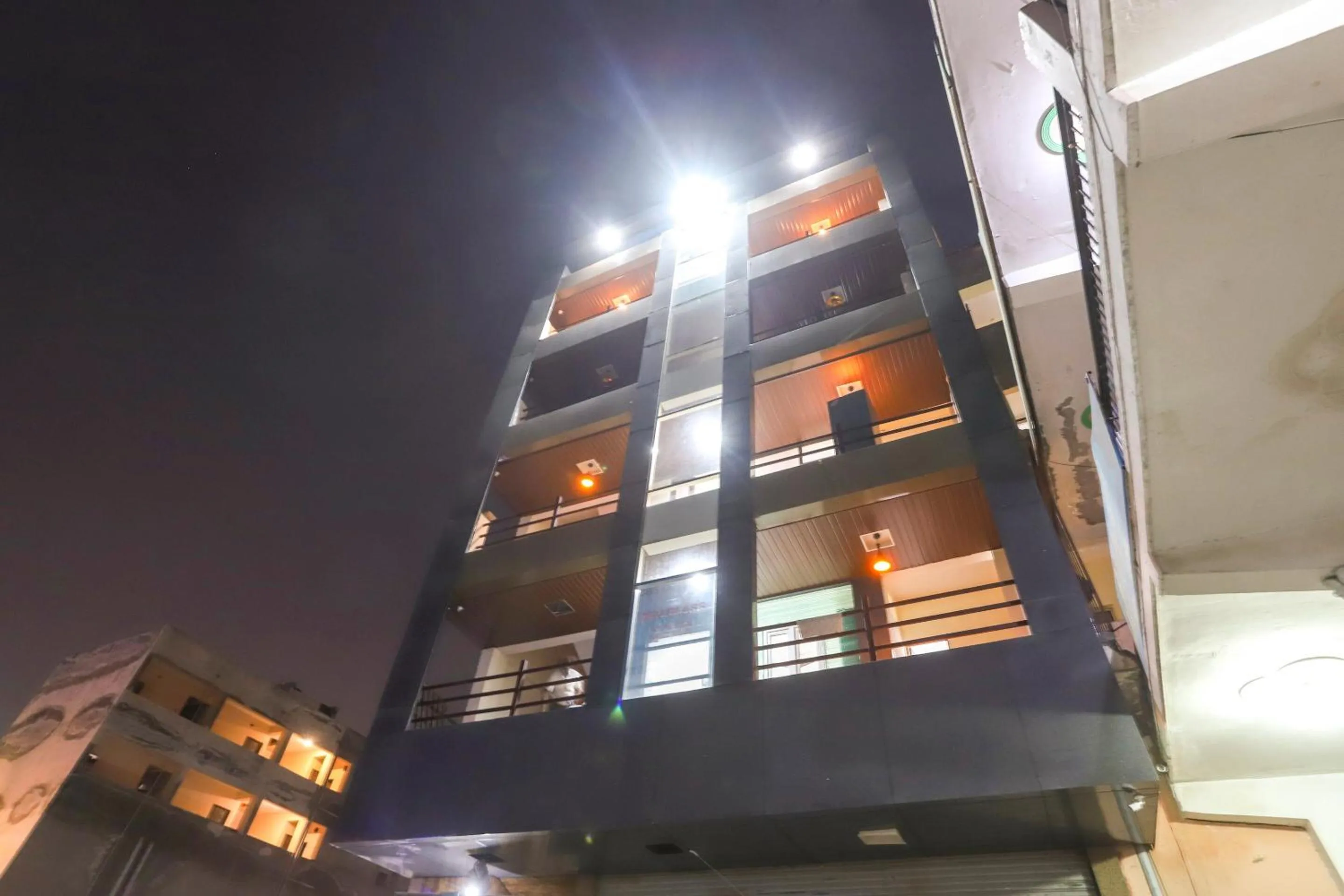 Facade/entrance in Hotel O Royal Residency