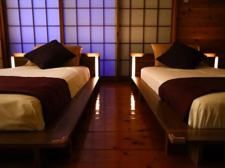 Bed in 熱海 櫂雲 (Atami-Kaiun)
