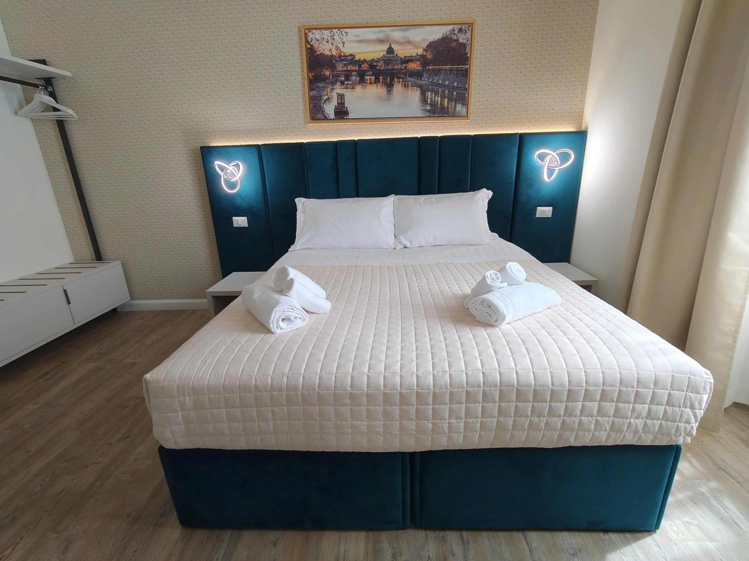 Bed in AmoRoma Suite