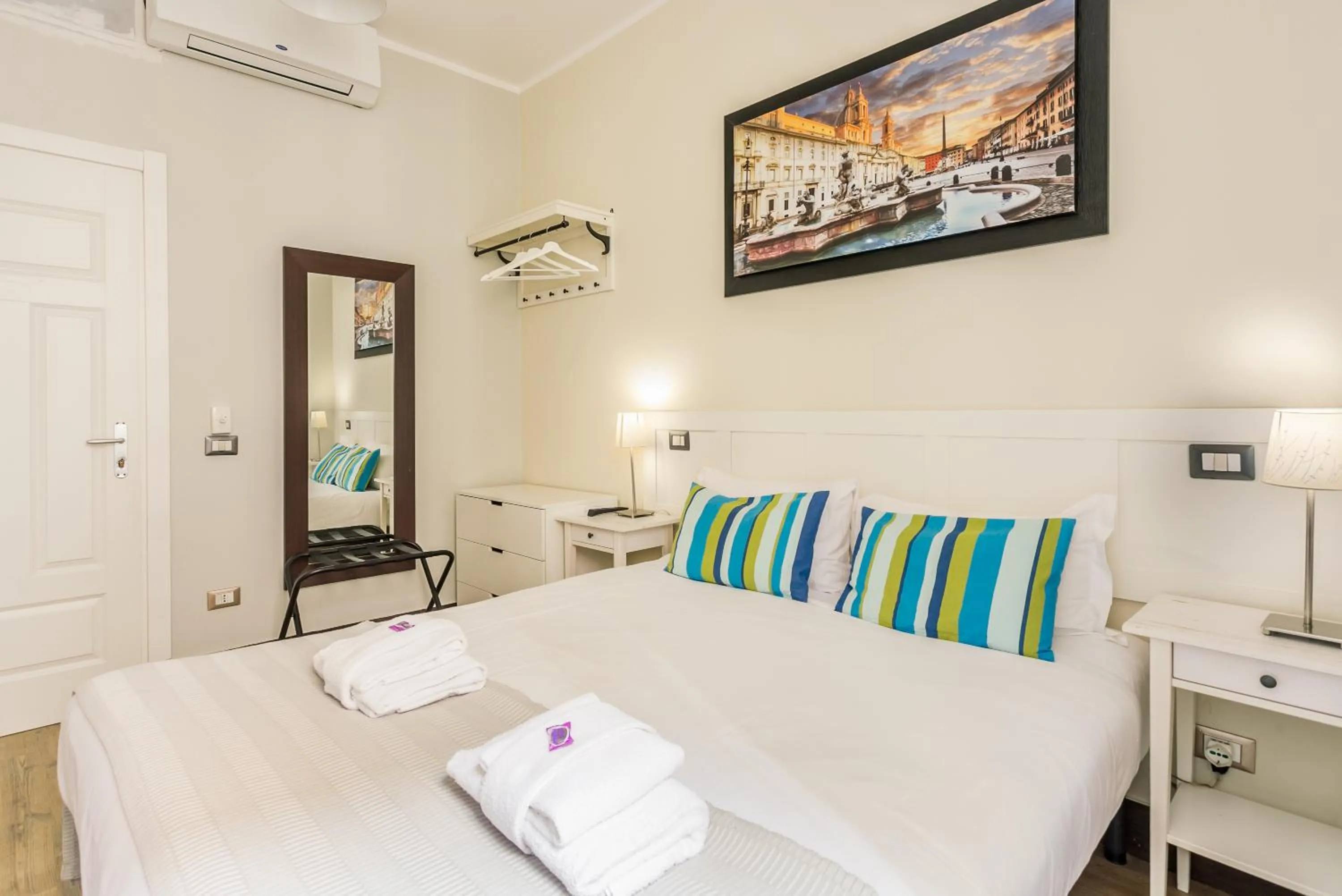 Bed in AmoRoma Suite