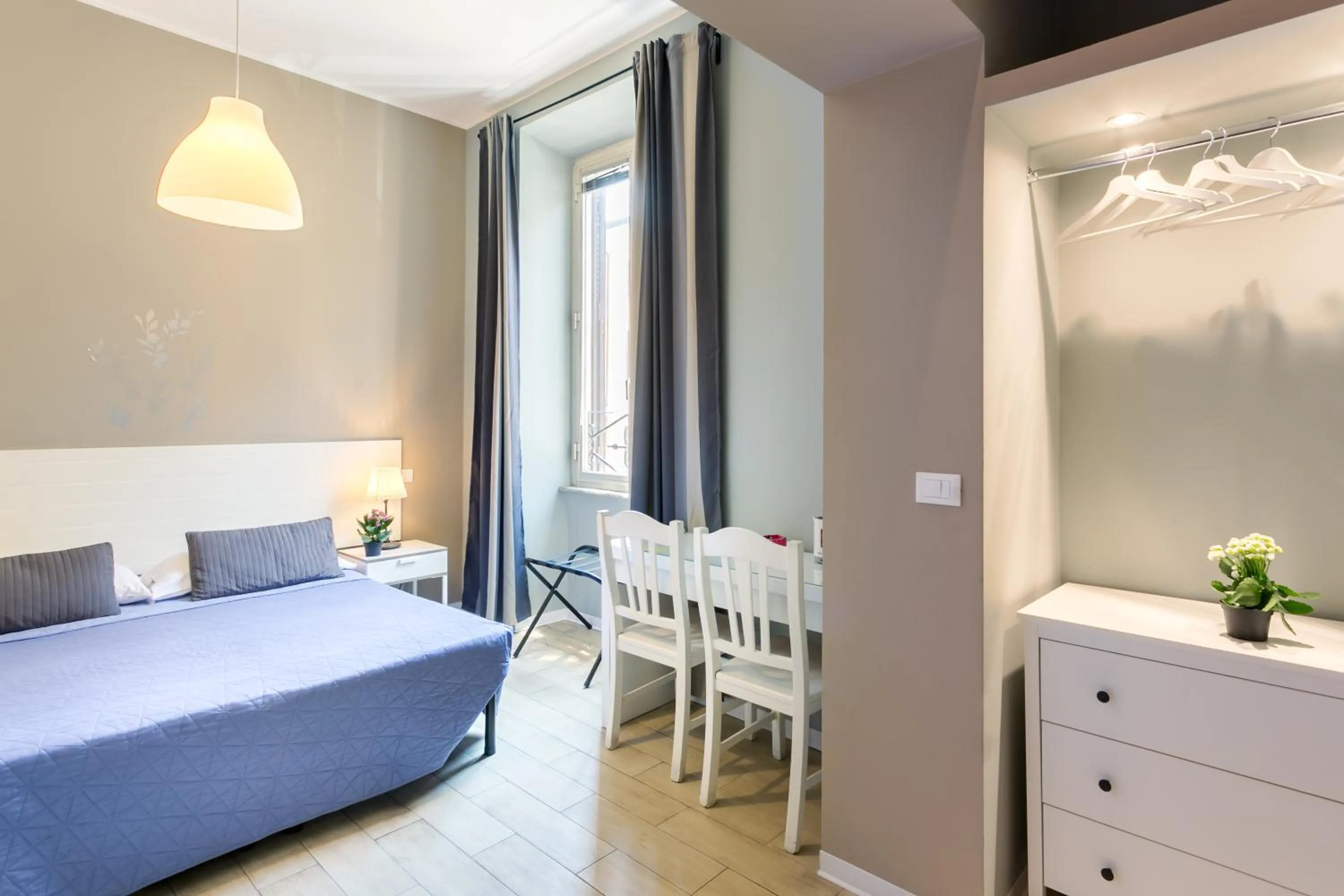 Bed in AmoRoma Suite