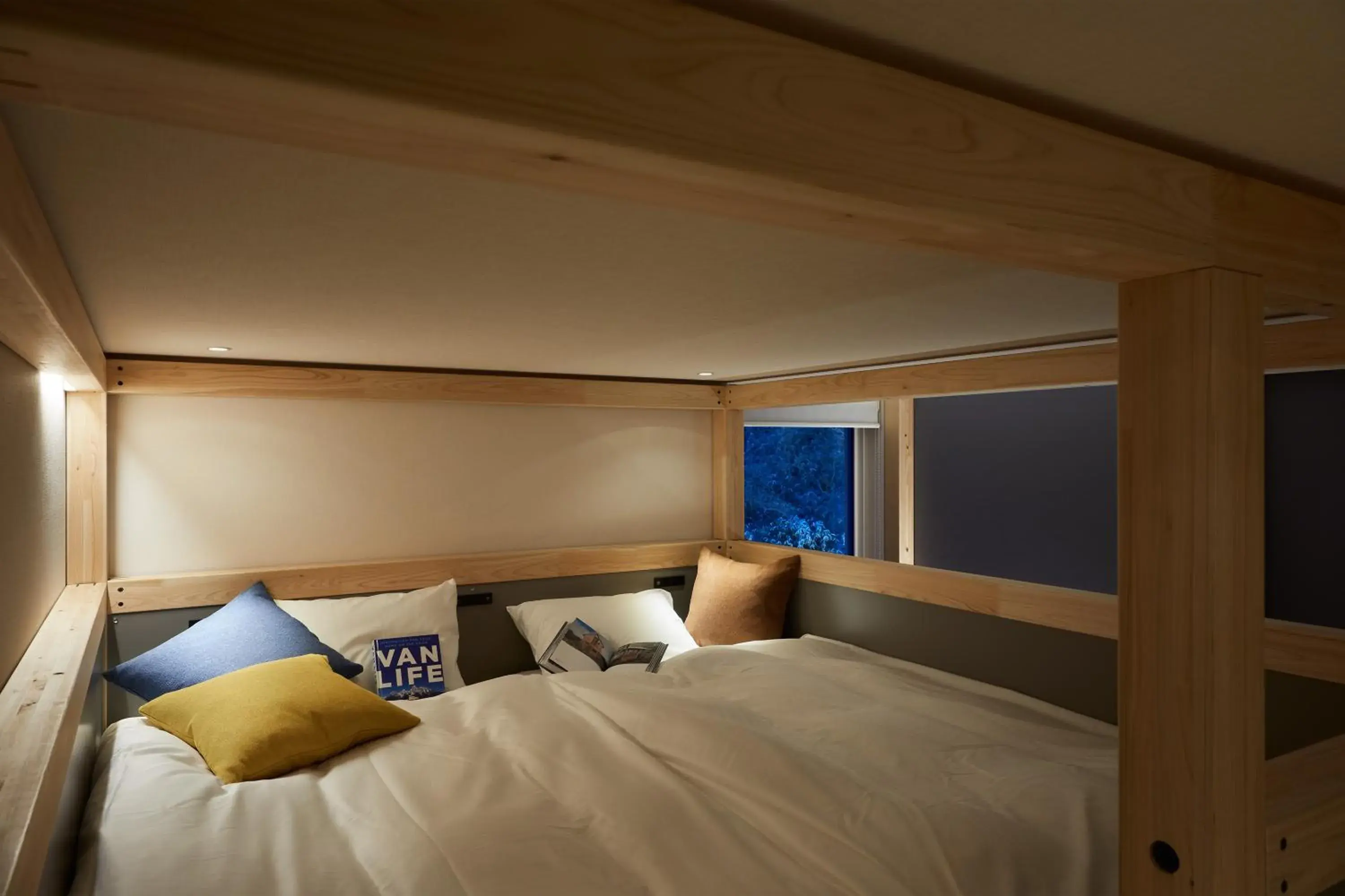 Bed in BEB5 Tsuchiura by Hoshino Resorts Bed in BEB5 Tsuchiura by Hoshino Resorts