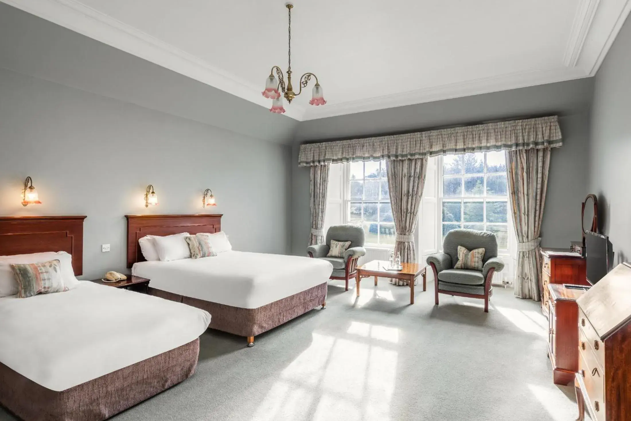 Family Quad Room in Cally Palace Hotel & Golf Course Family Quad Room in Cally Palace Hotel & Golf Course