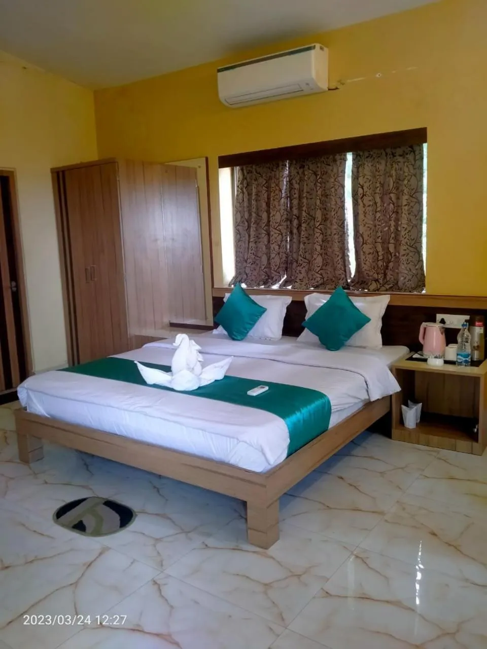 Bed in Sundarban Tiger Roar Resort