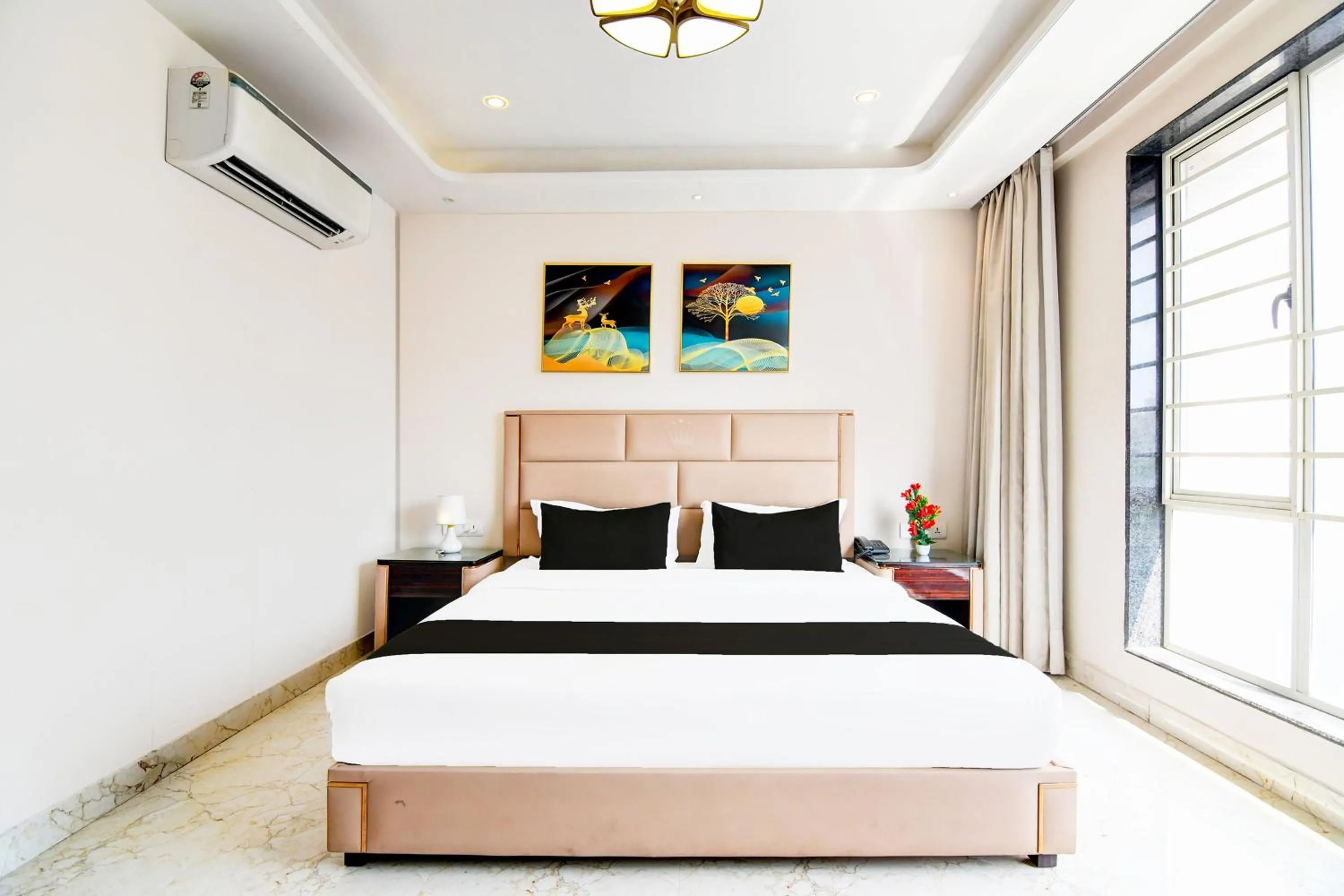 Bedroom, Bed in Super Townhouse New Town Formerly Krish Residency