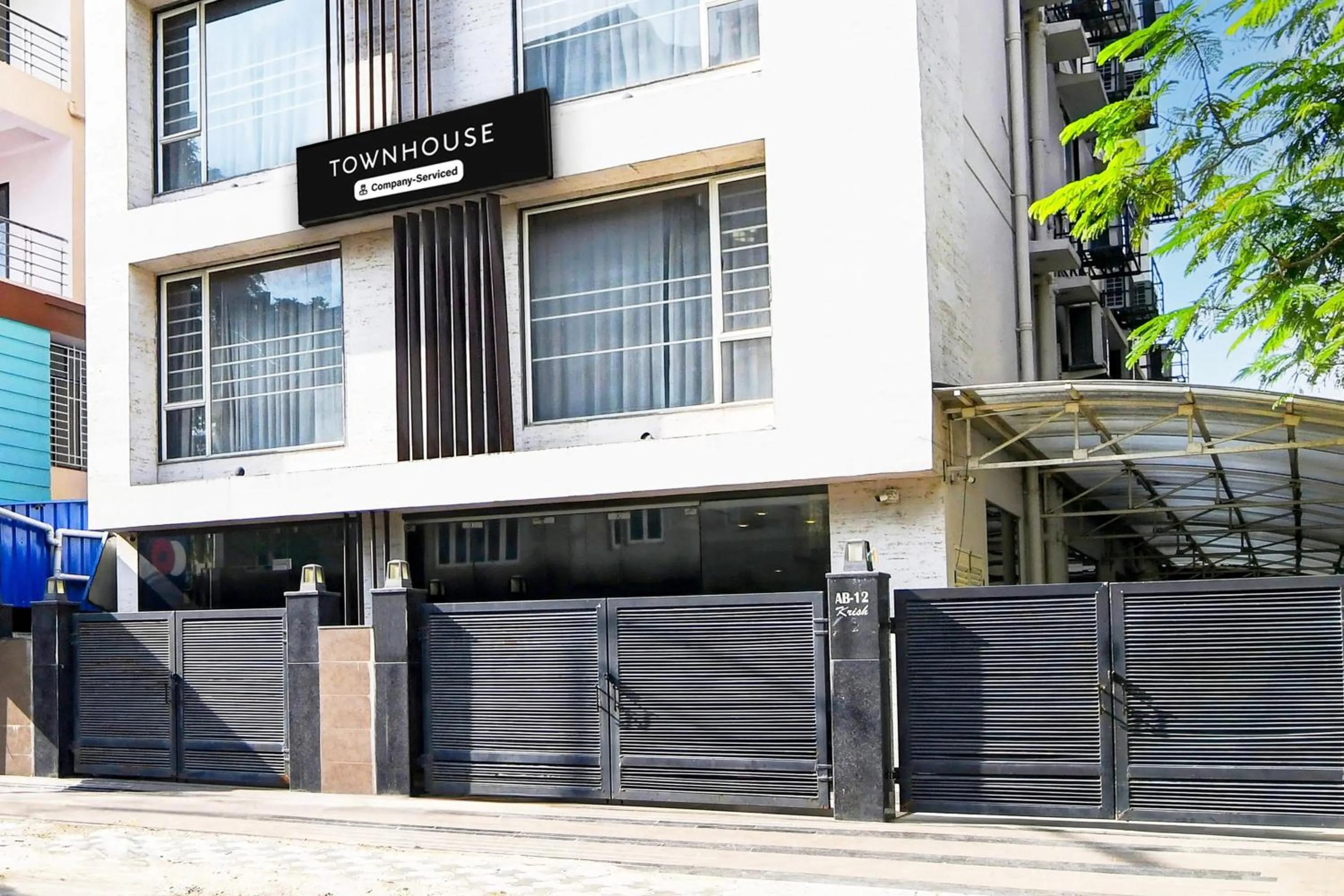 Facade/entrance in Super Townhouse New Town Formerly Krish Residency