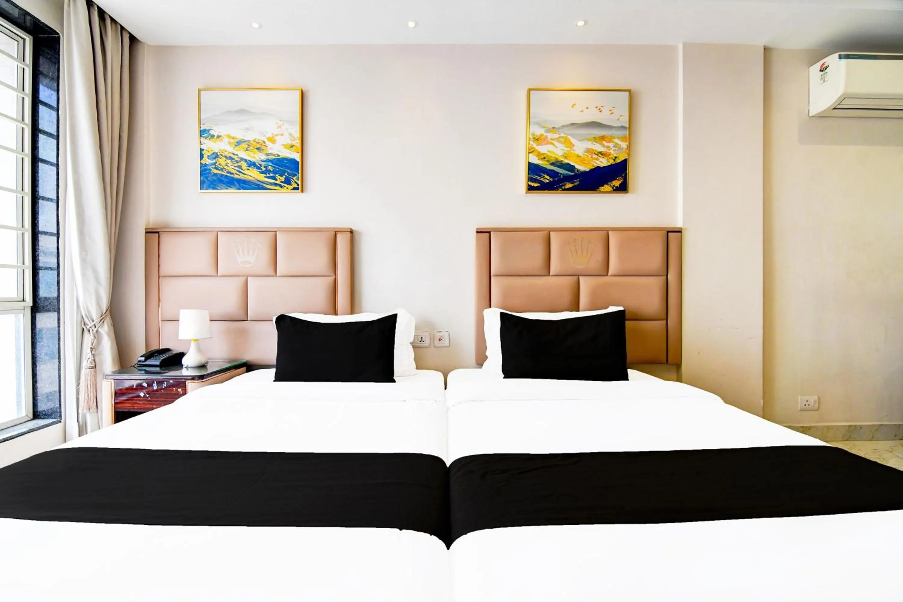 Bedroom, Bed in Super Townhouse New Town Formerly Krish Residency