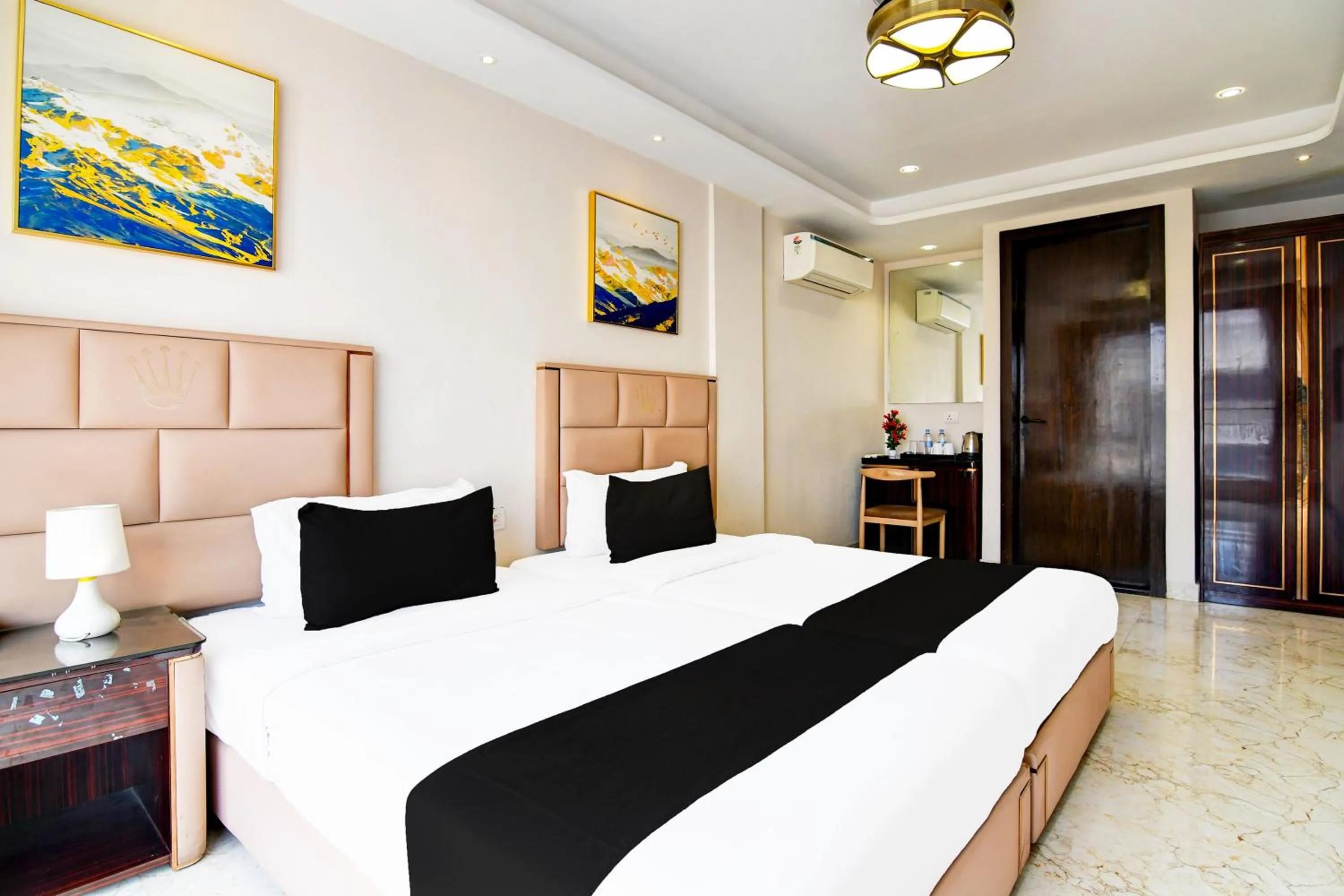 Bedroom, Bed in Super Townhouse New Town Formerly Krish Residency