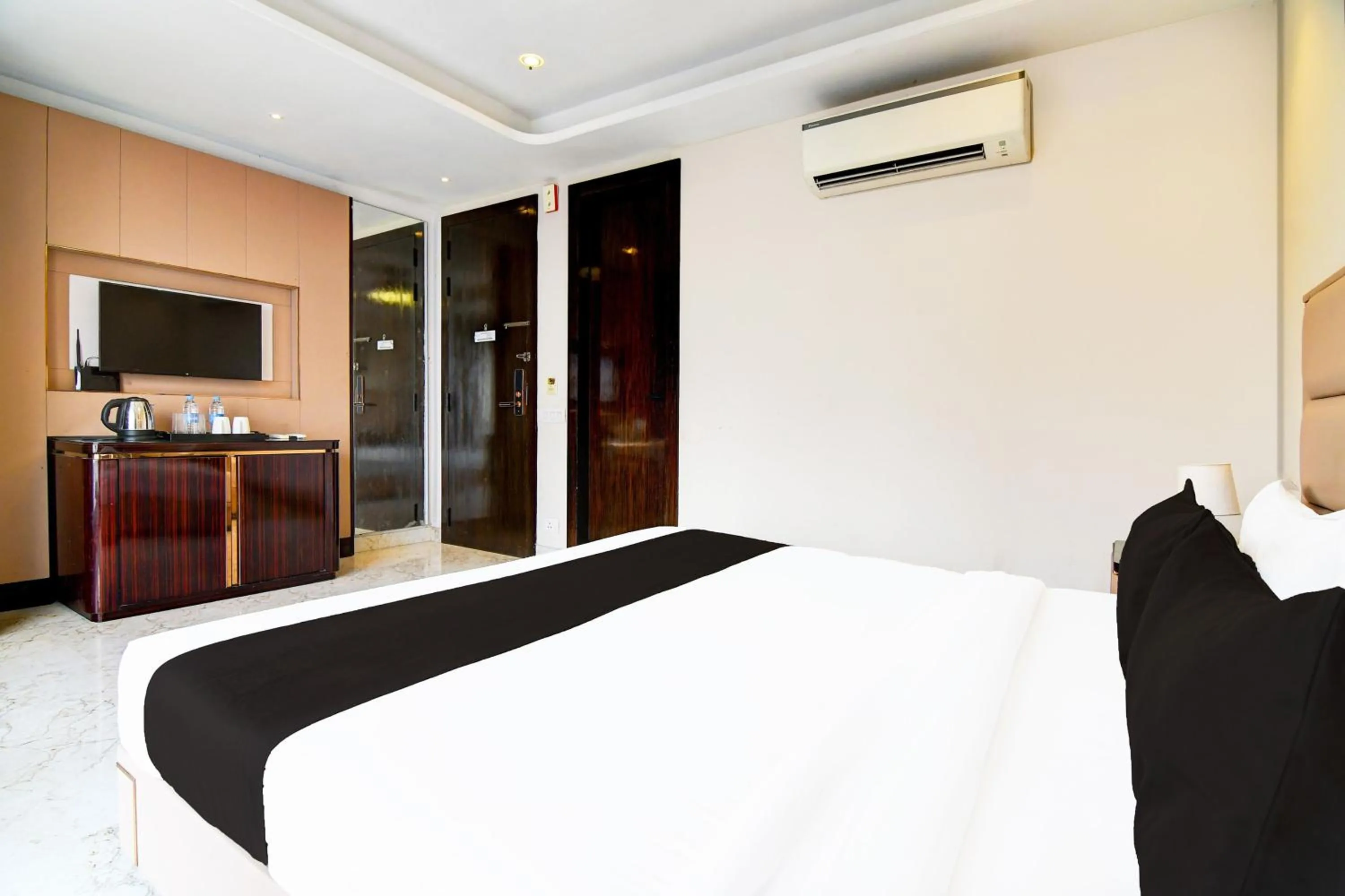 Bedroom, Bed in Super Townhouse New Town Formerly Krish Residency