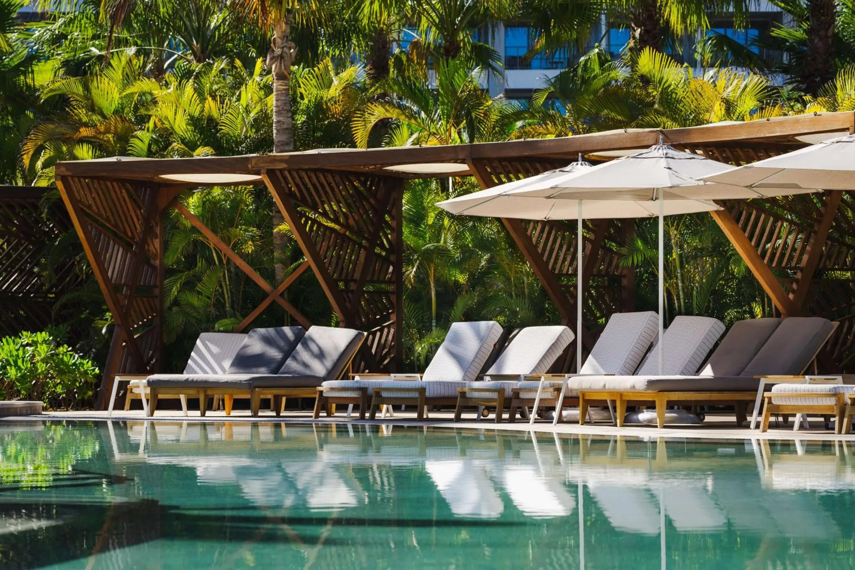 Pool view in Conrad Punta de Mita Pool view in Conrad Punta de Mita