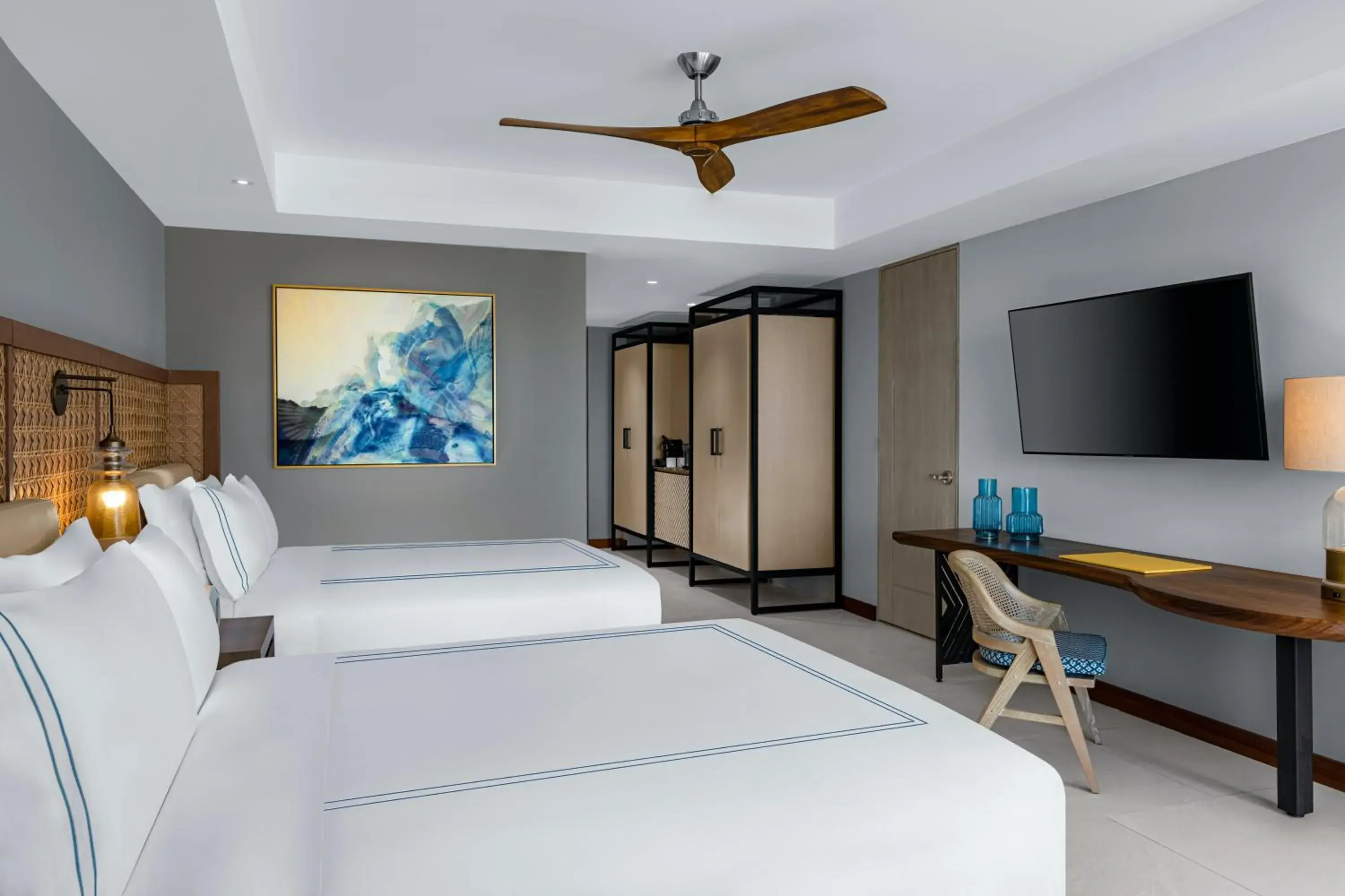 Beachfront Queen Room with Two Queen Beds in Conrad Punta de Mita Beachfront Queen Room with Two Queen Beds in Conrad Punta de Mita