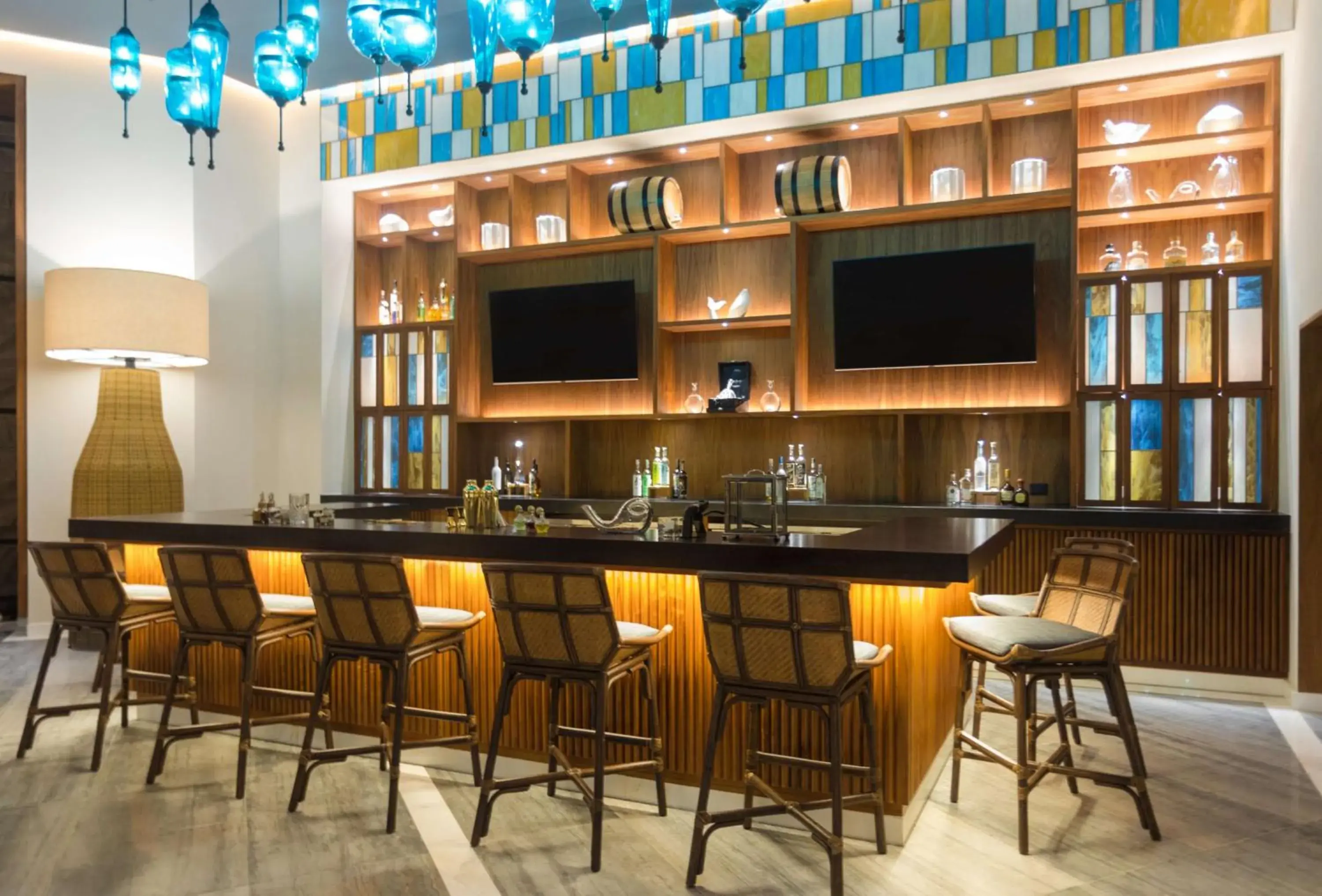 Lounge or bar in Conrad Punta de Mita Lounge or bar in Conrad Punta de Mita