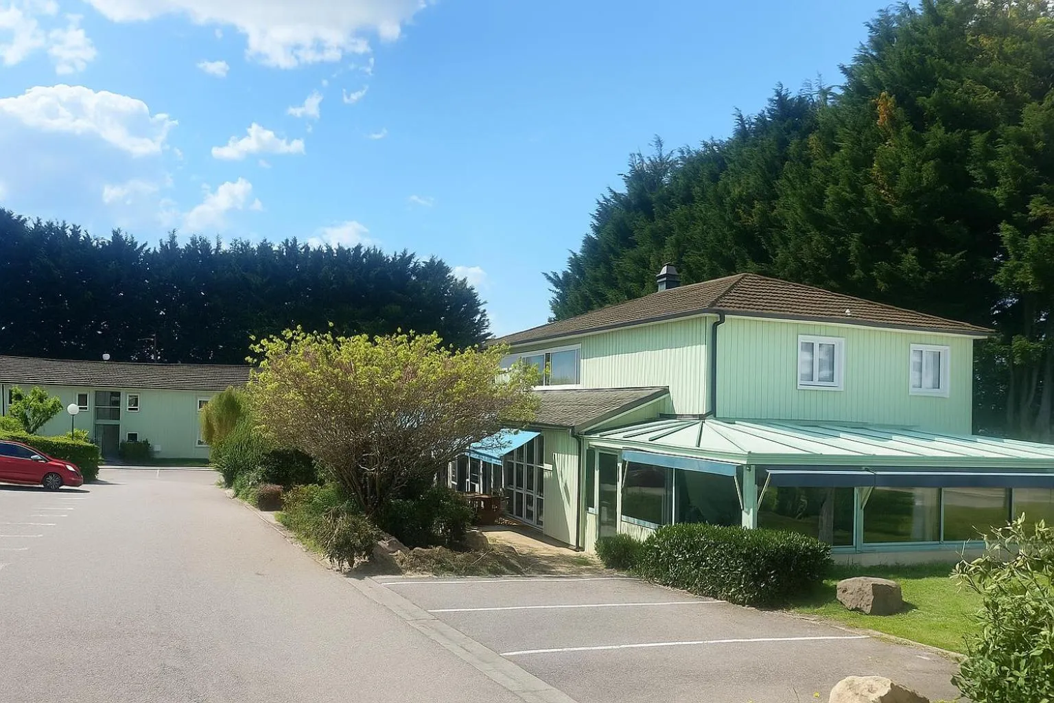 Property building in Brit Hotel Limoges Nord