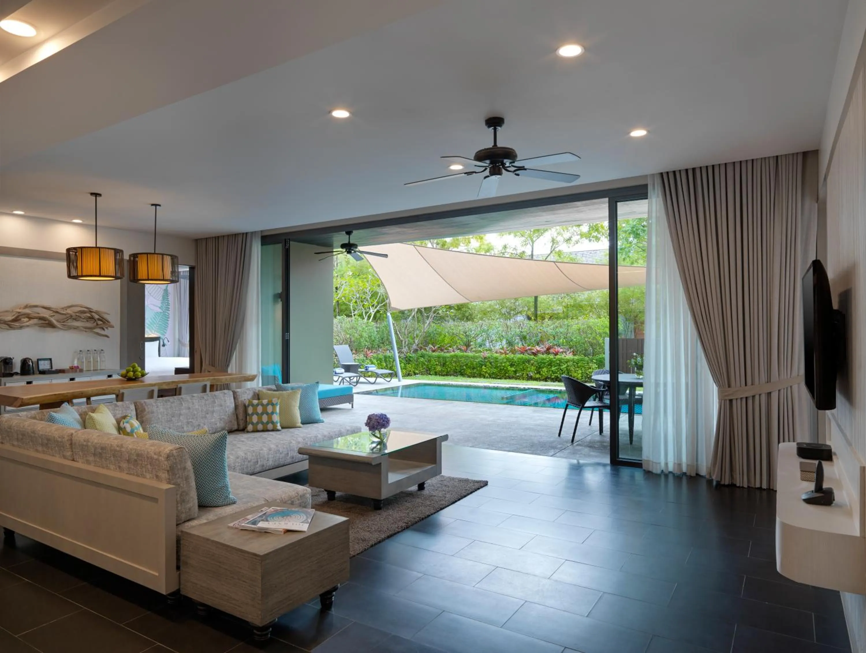 Living room in Avani Plus Mai Khao Phuket Suites